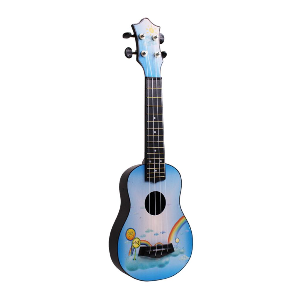 21inch 4Strings Ukulele Small Guitar for Kids Beginners Rainbow