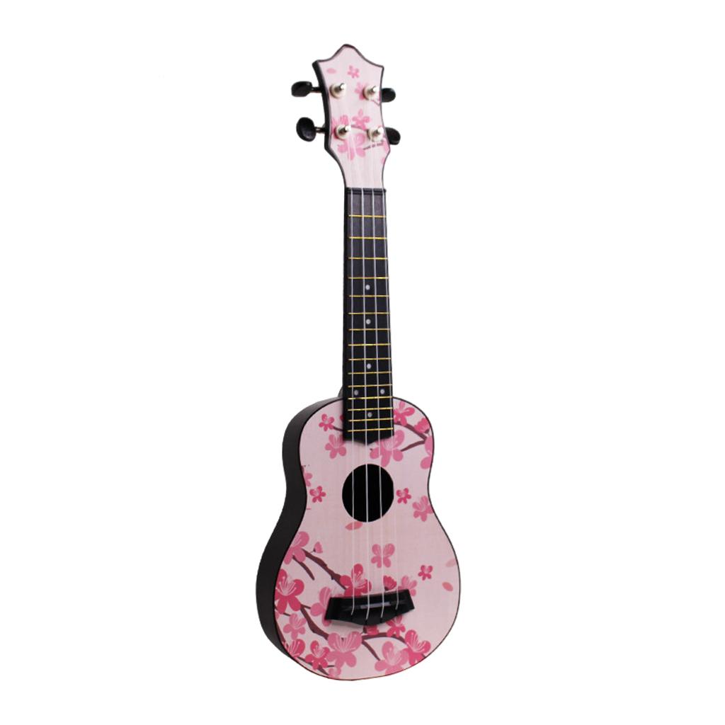 21inch 4Strings Ukulele Small Guitar for Kids Beginners Plum Petals