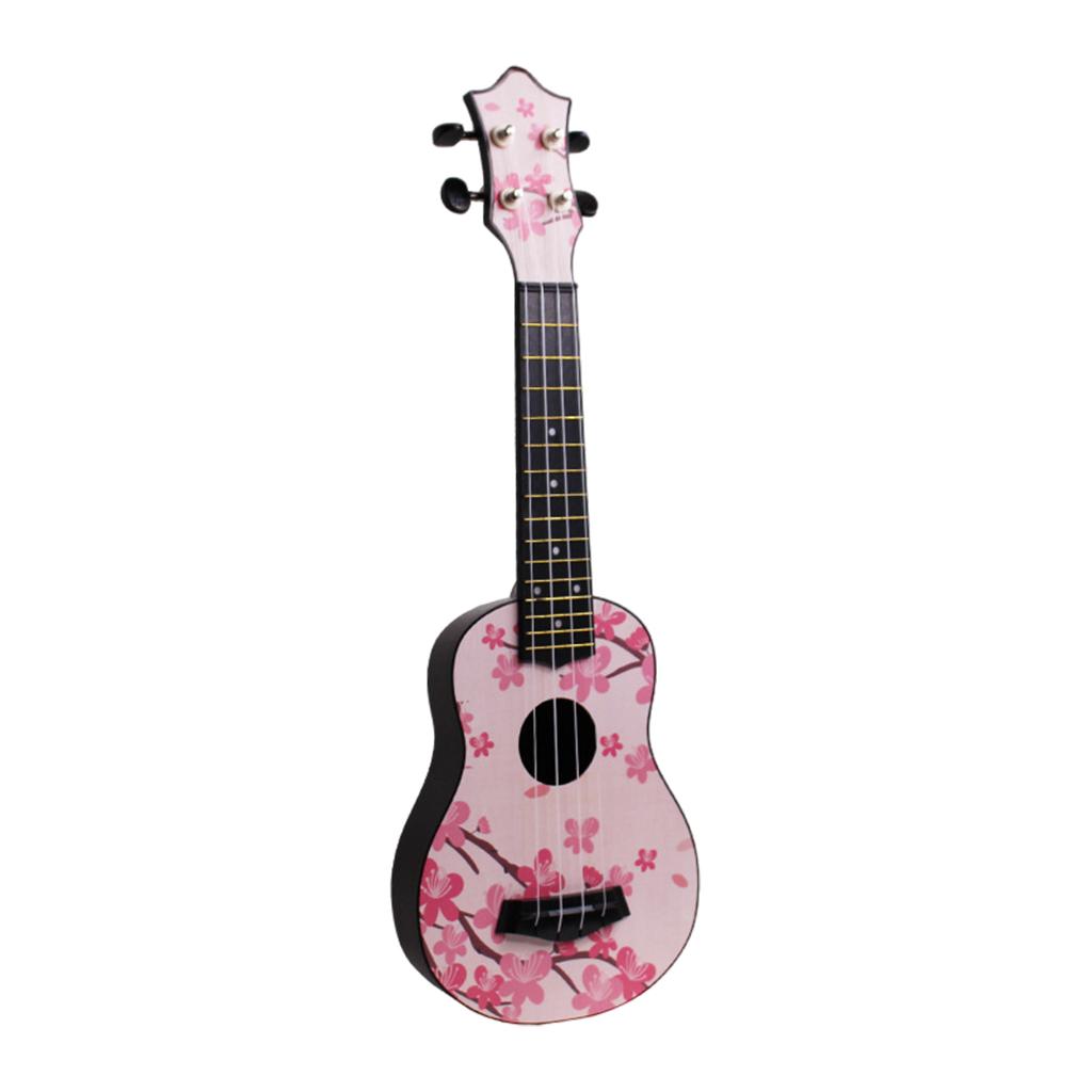 21inch 4Strings Ukulele Small Guitar for Kids Beginners Plum Petals