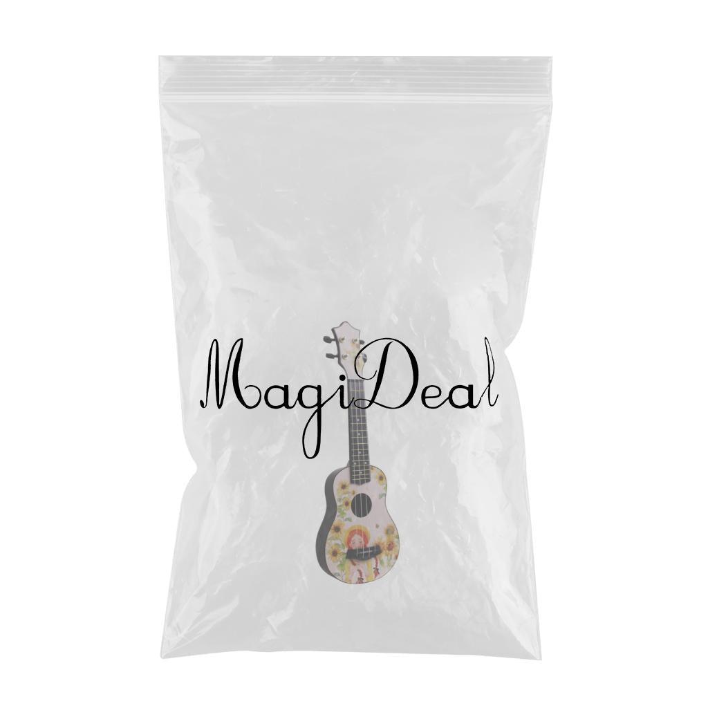 21inch 4Strings Ukulele Small Guitar for Kids Beginners Sun Flower