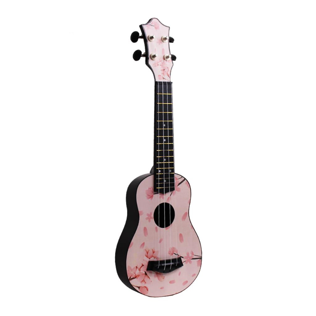 21inch 4Strings Ukulele Small Guitar for Kids Beginners Sakura Petals