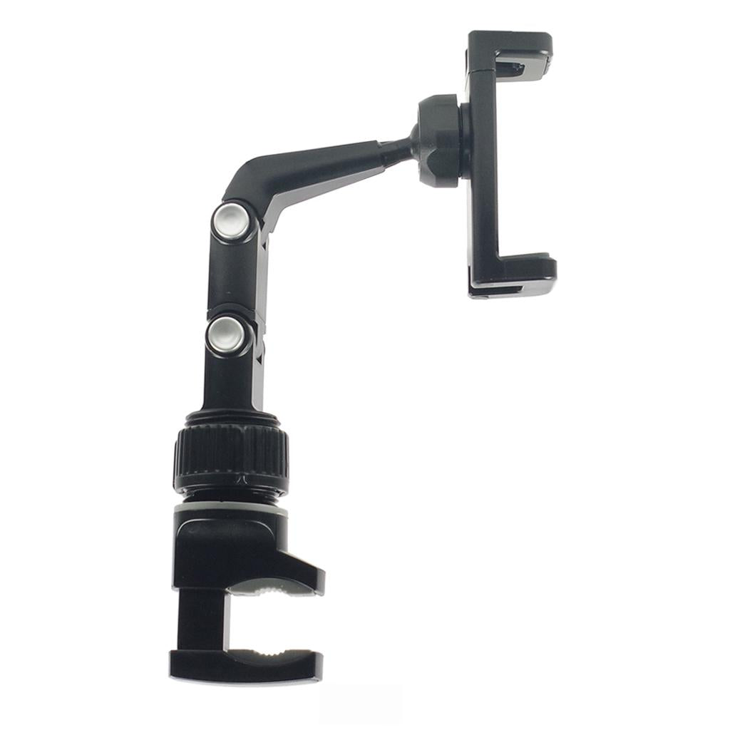 Guitar Phone Holder Mic Stand Mount for Guitar Lessons Tutorials Black Gray