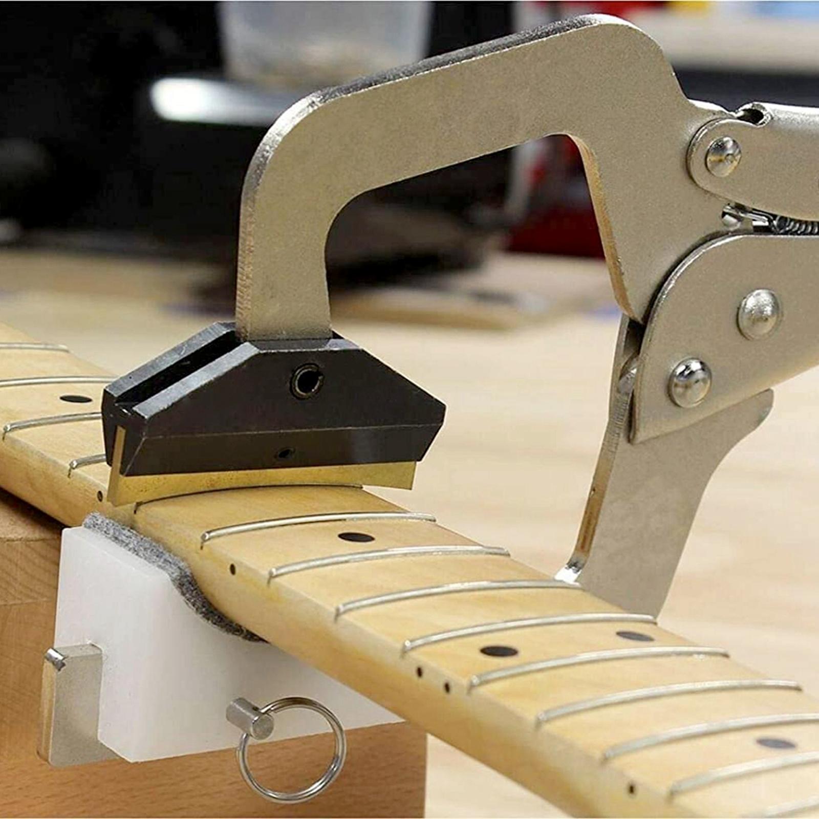 Hand Held Fret Press Guitar Repair Tool Luthier Fretting Tool for Bass 11pcs