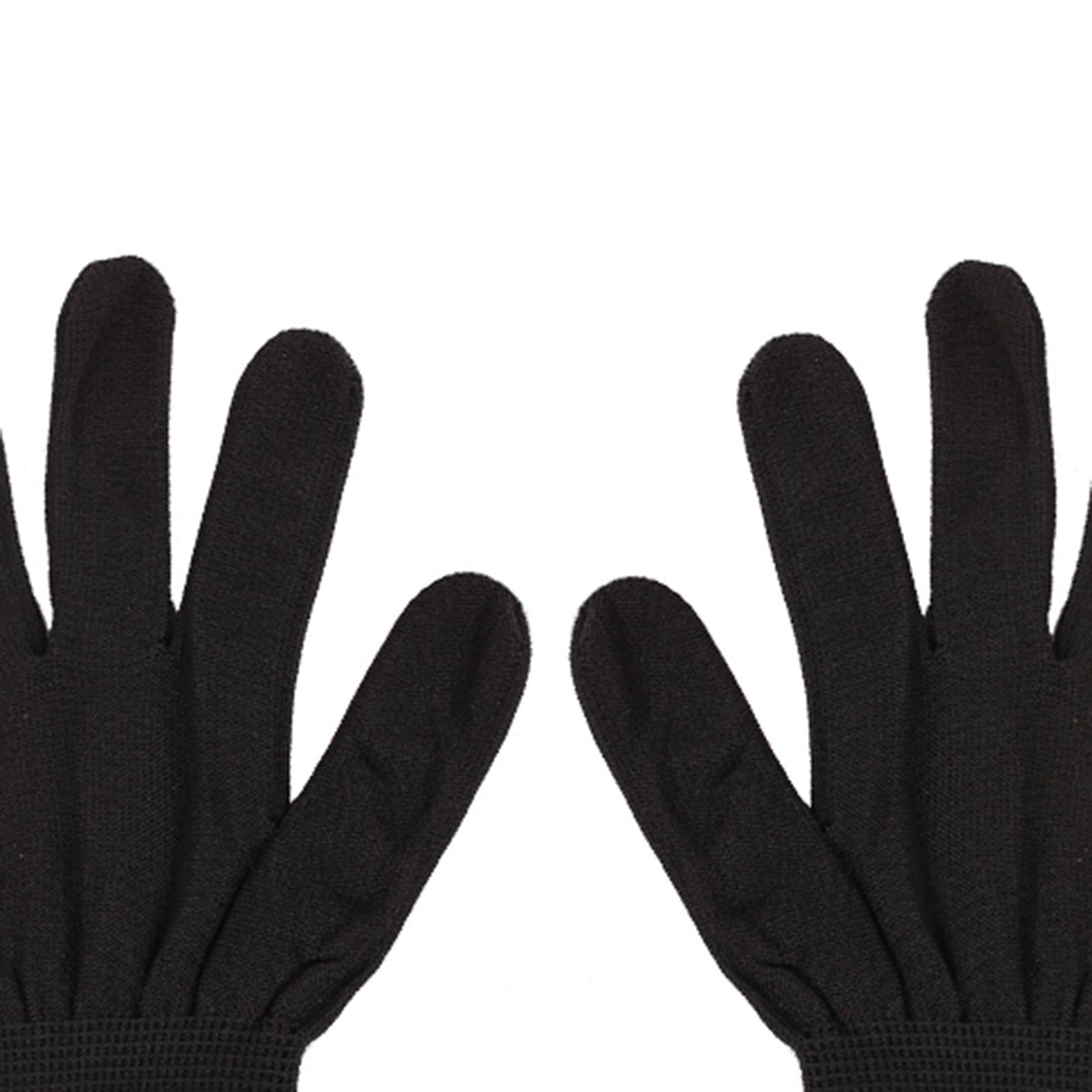 Guitar Glove, Bass Glove, Musician's Practice Glove 2Pcs - COLOR - Black M