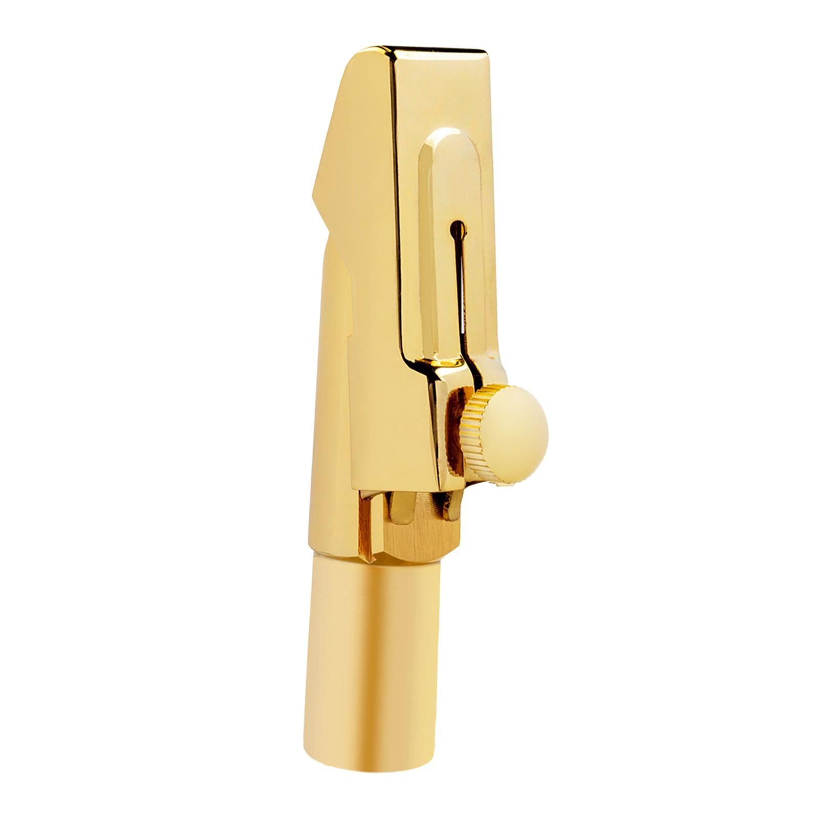 Metal Gold-Plated Baritone Saxophone Mouthpiece for Saxophone Accessory Size 8