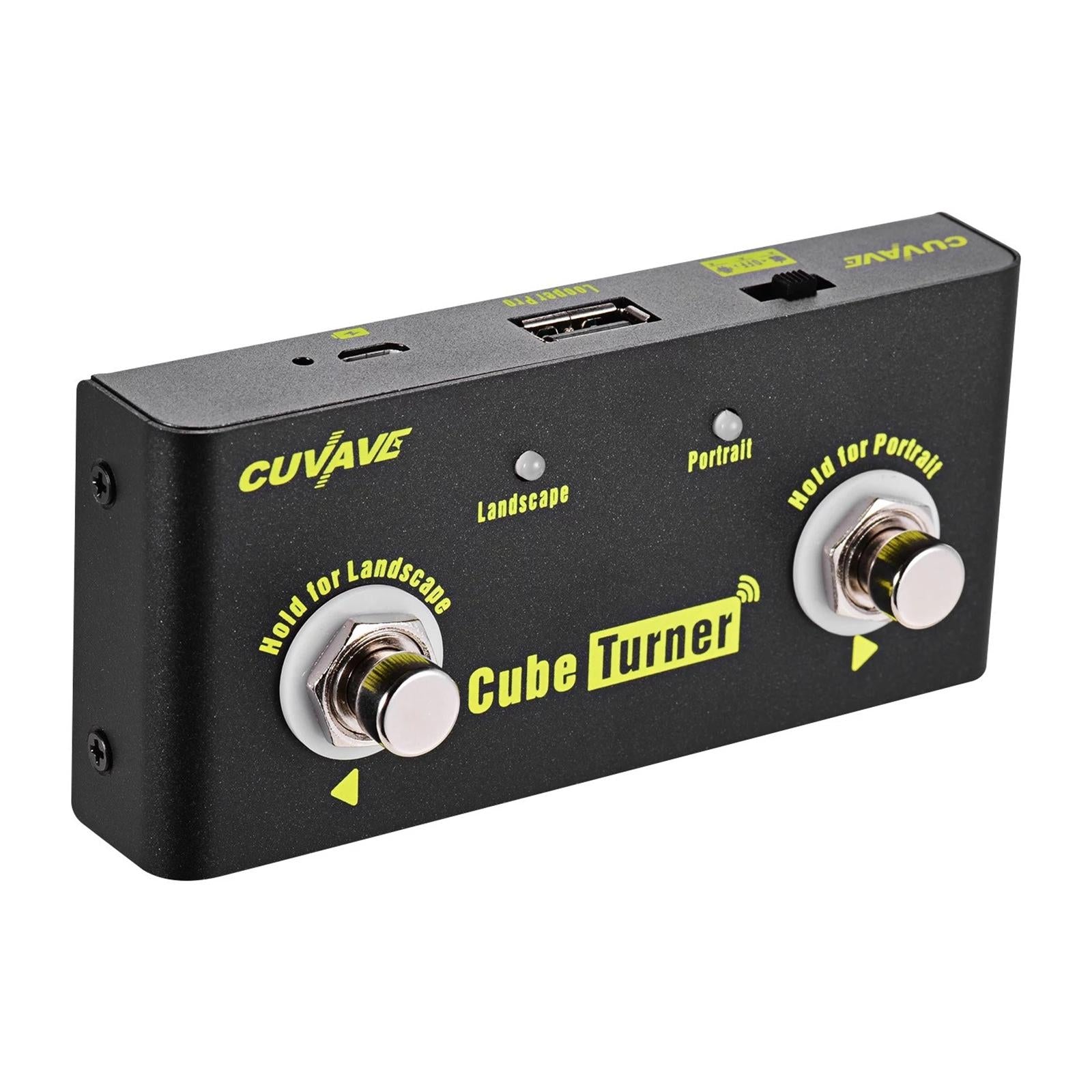 Cube Turner Effect Pedal Bluetooth Wireless Smart Page Turning Pedal