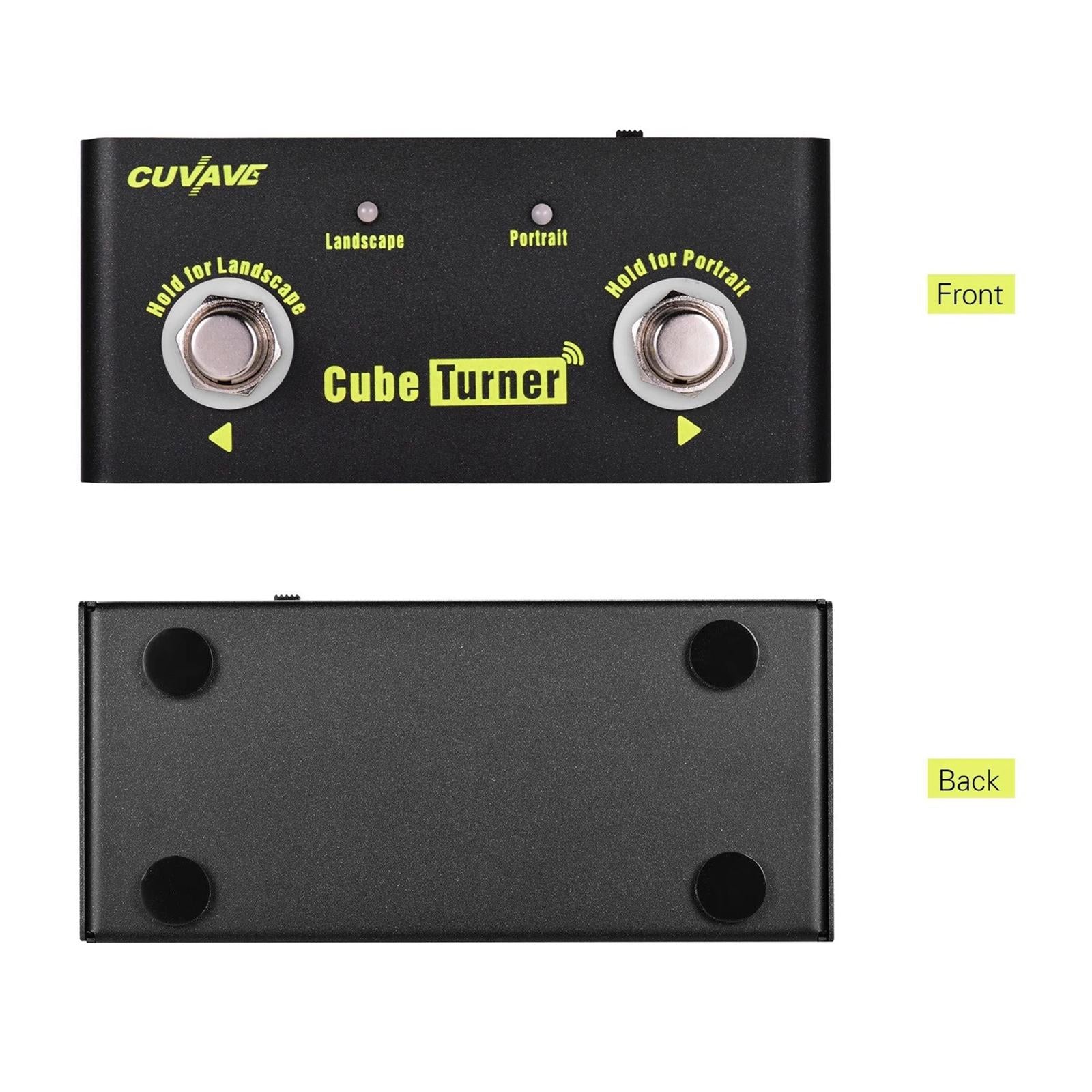 Cube Turner Effect Pedal Bluetooth Wireless Smart Page Turning Pedal