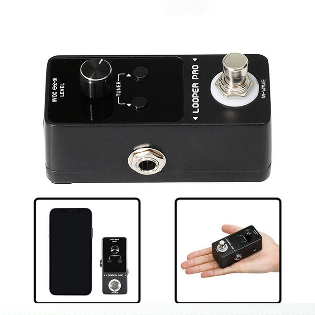 Mini 9 Loopers 40 minute Loop Recording Guitar Effects Pedal LED Display