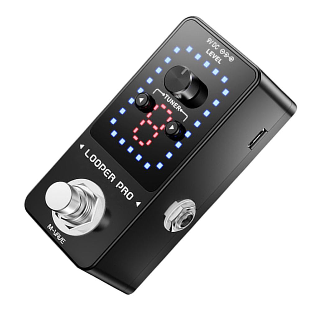 Mini 9 Loopers 40 minute Loop Recording Guitar Effects Pedal LED Display