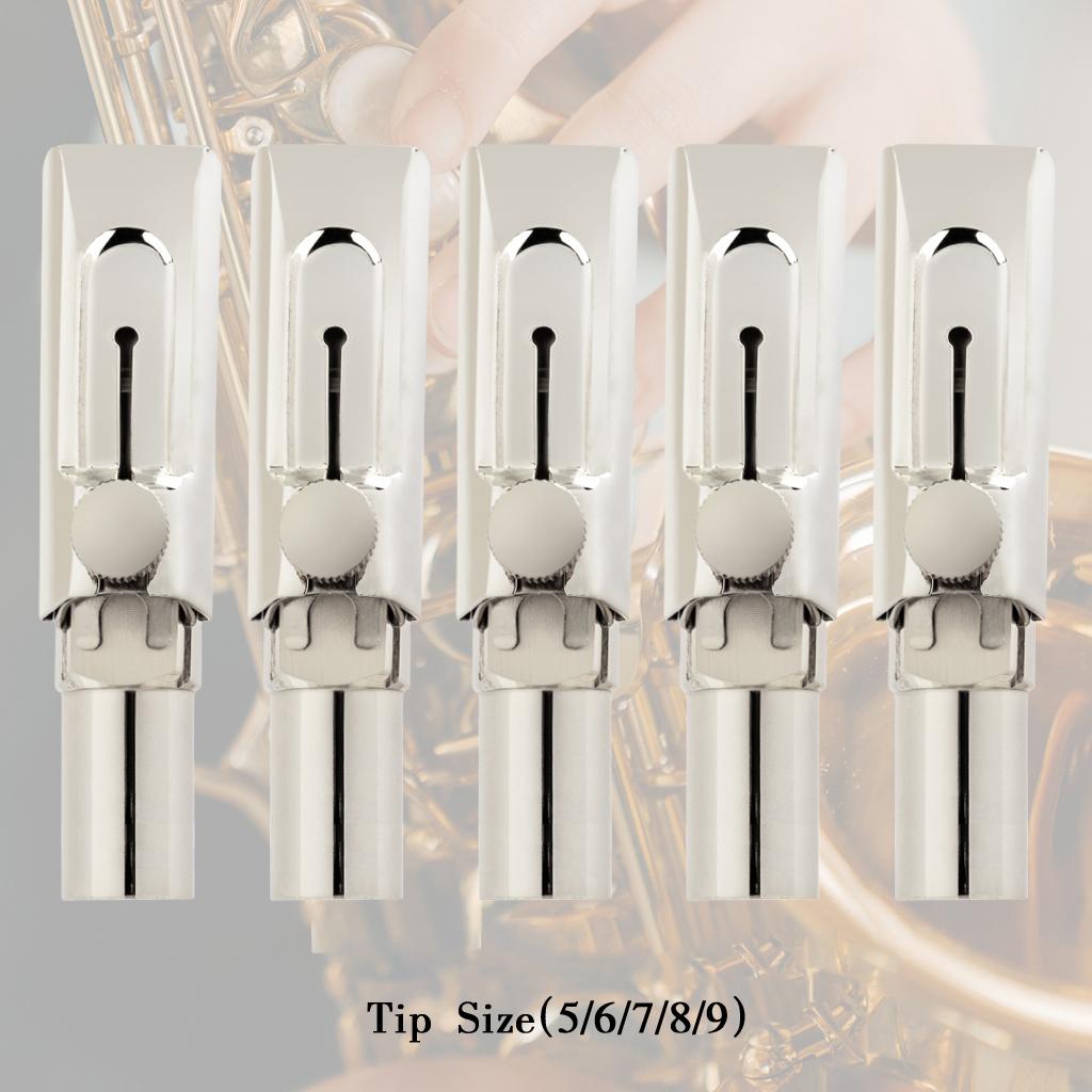 Metal Tenor Sax Mouthpiece Beginners Musical Instrument Accessories Size 5