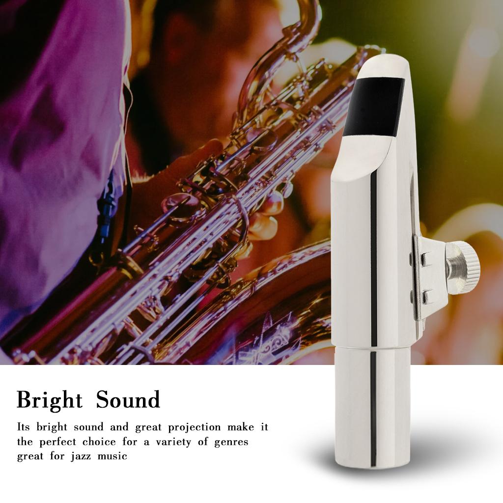 Metal Tenor Sax Mouthpiece Beginners Musical Instrument Accessories Size 6