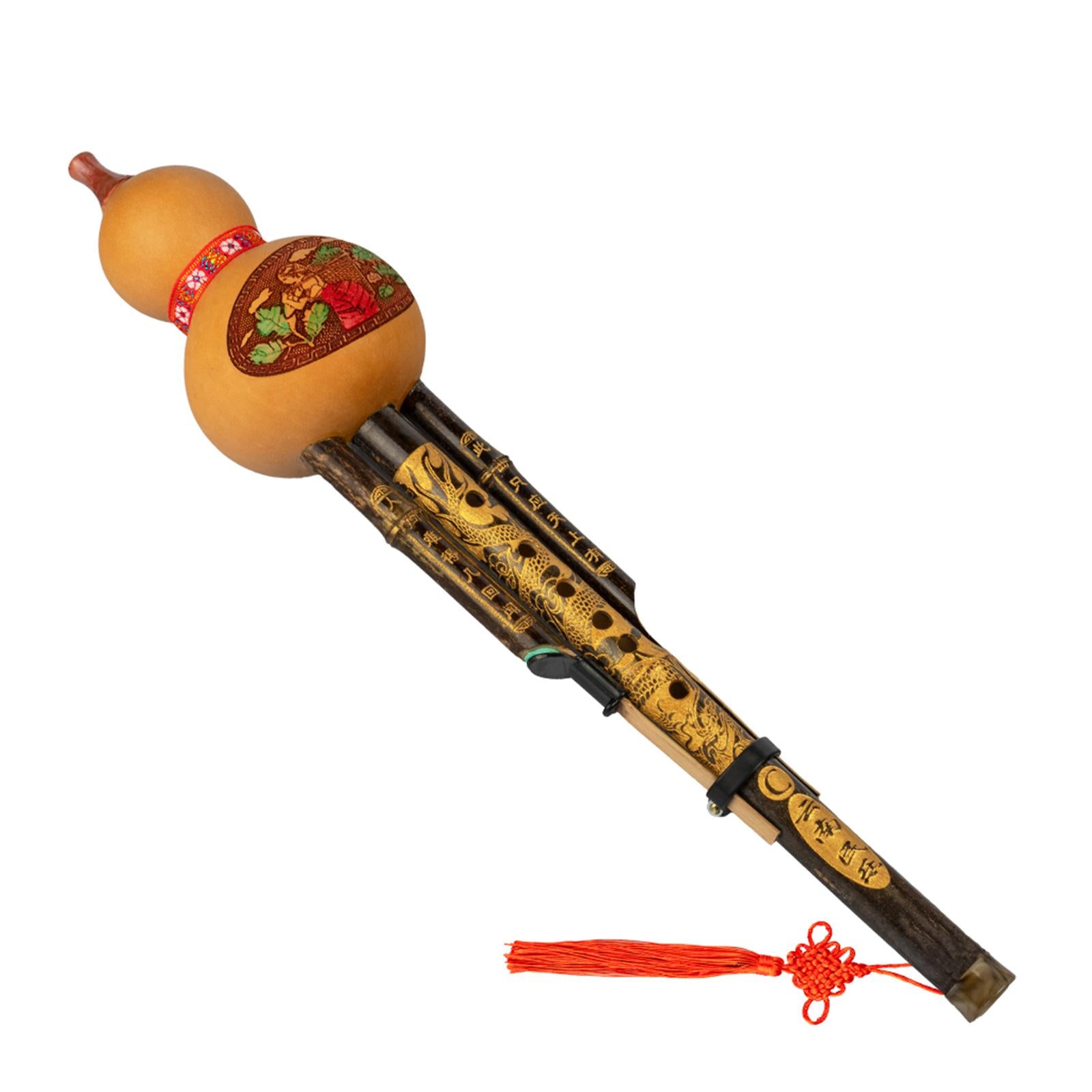 Hulusi Chinese Musical Instrument Woodwind Gourd Flute for Music Lovers