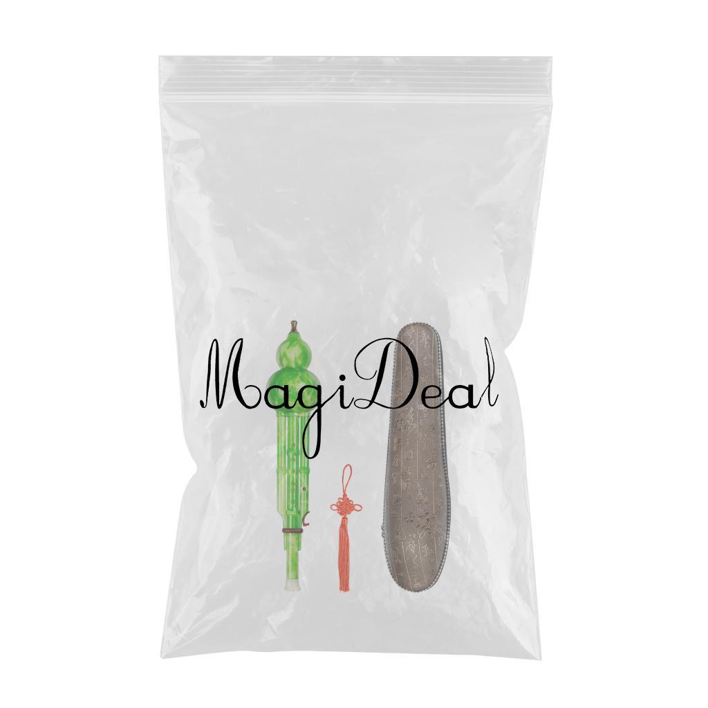 Chinese Traditional Hulusi Instrument for Music Lovers Beginner Green