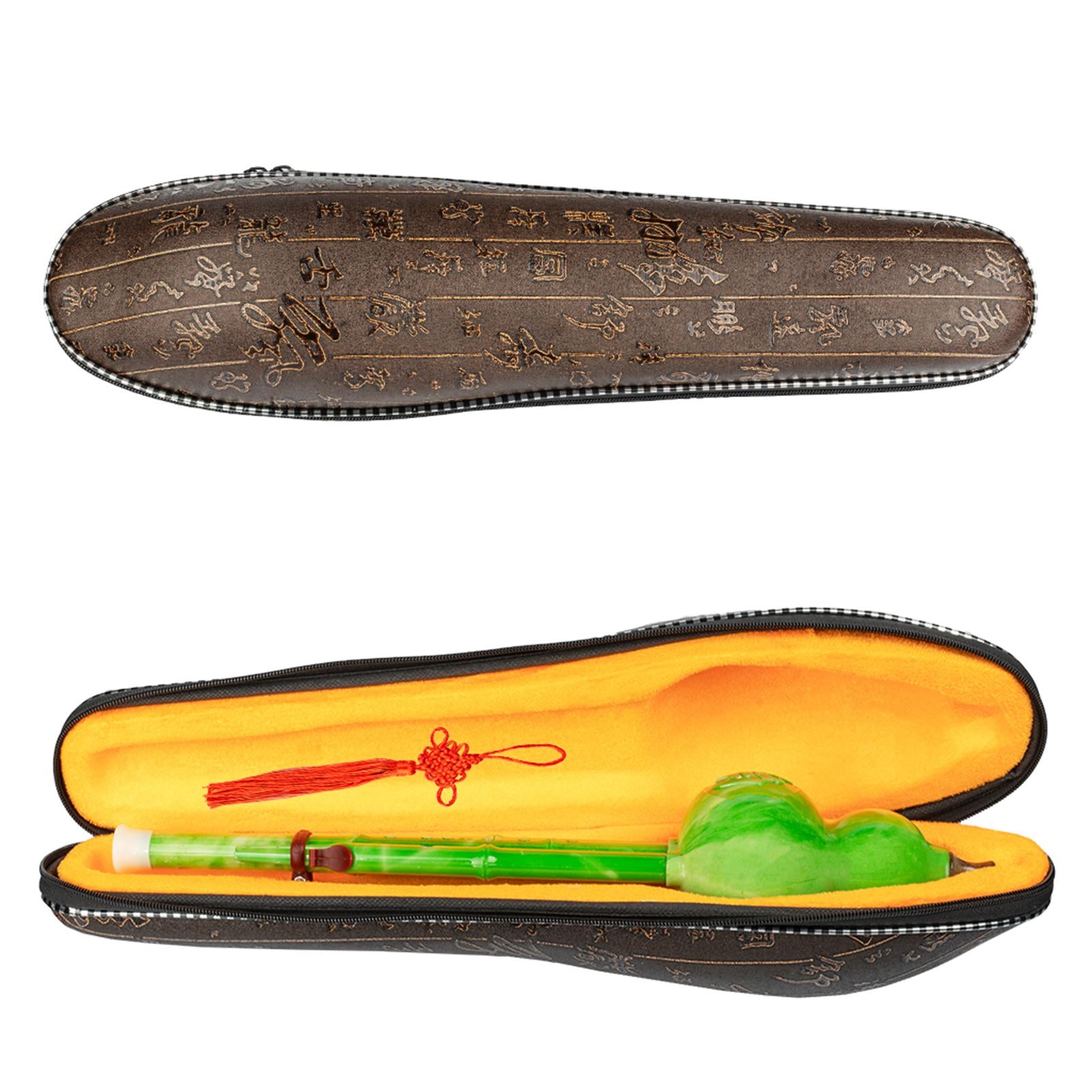 Chinese Traditional Hulusi Instrument for Music Lovers Beginner Green