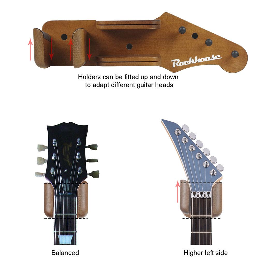 Guitar Wall Hanger Rack for Acoustic Electric Guitar Wall Mounted