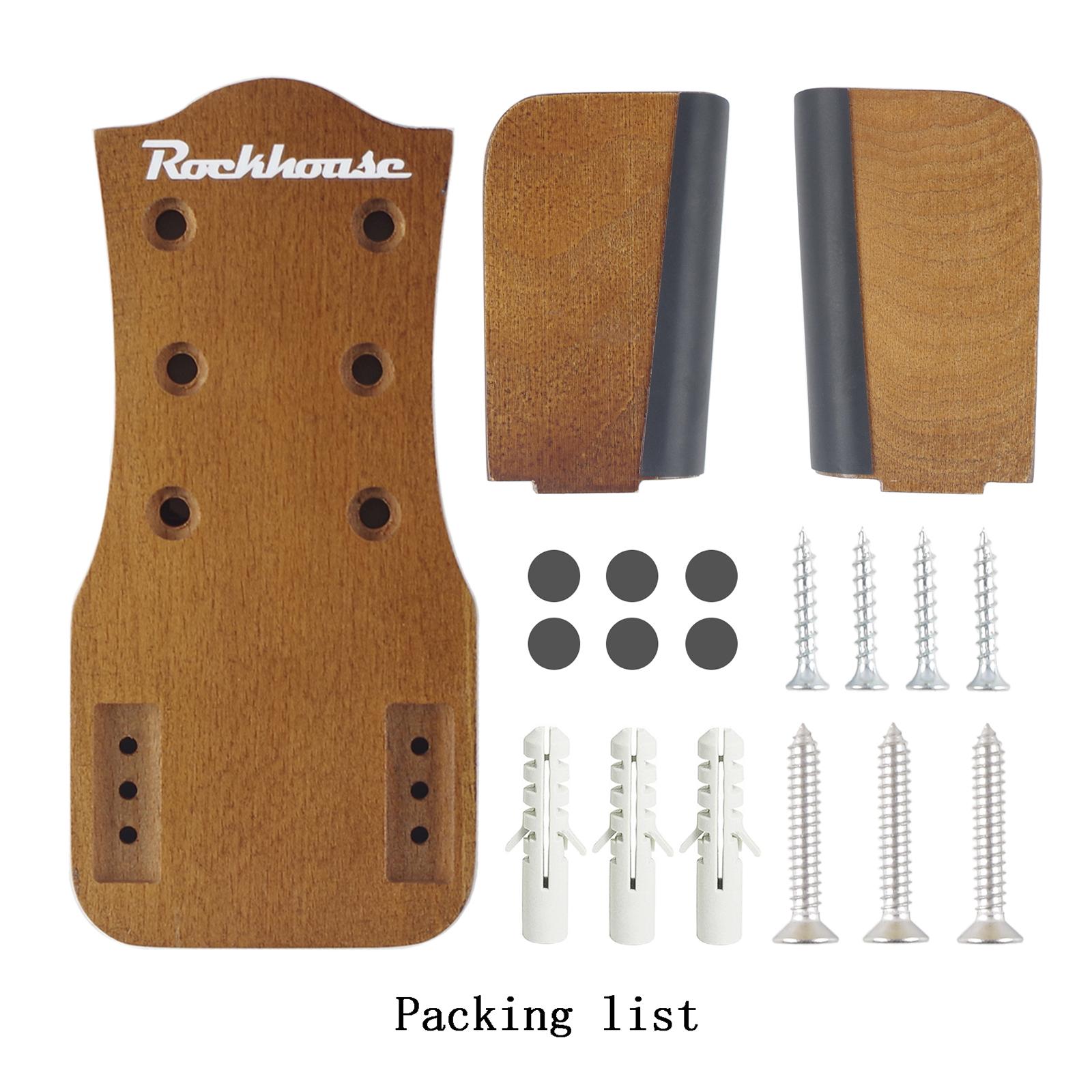 Guitar Hanger Wall Mount Guitar Hanger Rack for Ukulele Musical Instruments
