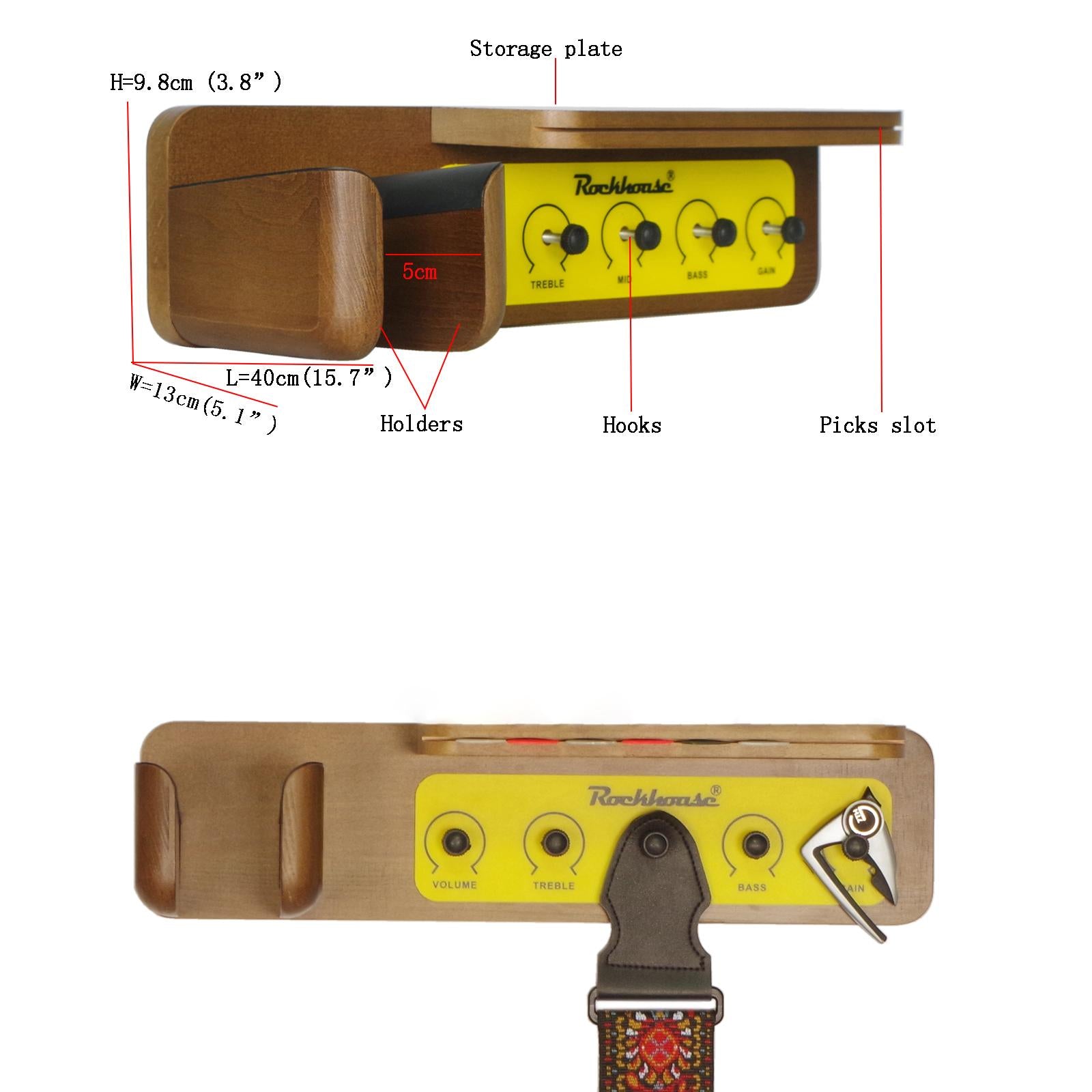 Guitar Wall Hanger Hanging for Acoustic Electric Guitar Guitar Players