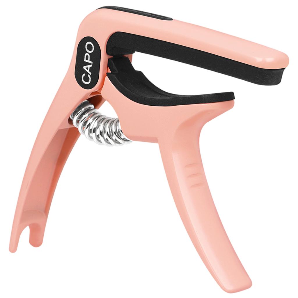 Guitar Capo Guitar Quick Clamp Capo for Acoustic Guitar Bass Pink