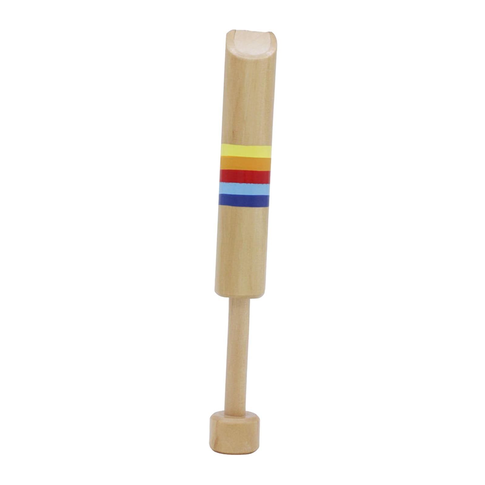 Wood Slide Whistle Toy Creativity Fun for Age 3 to 10 Kids colorful