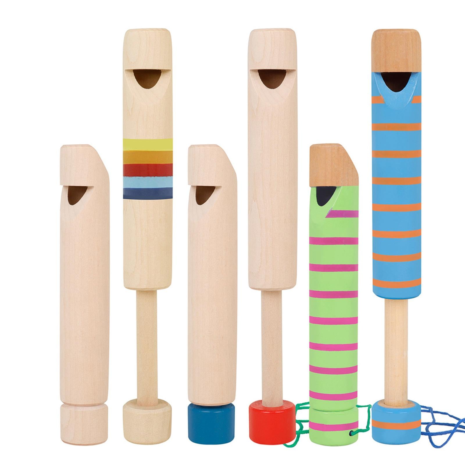 Wood Slide Whistle Toy Creativity Fun for Age 3 to 10 Kids wooden