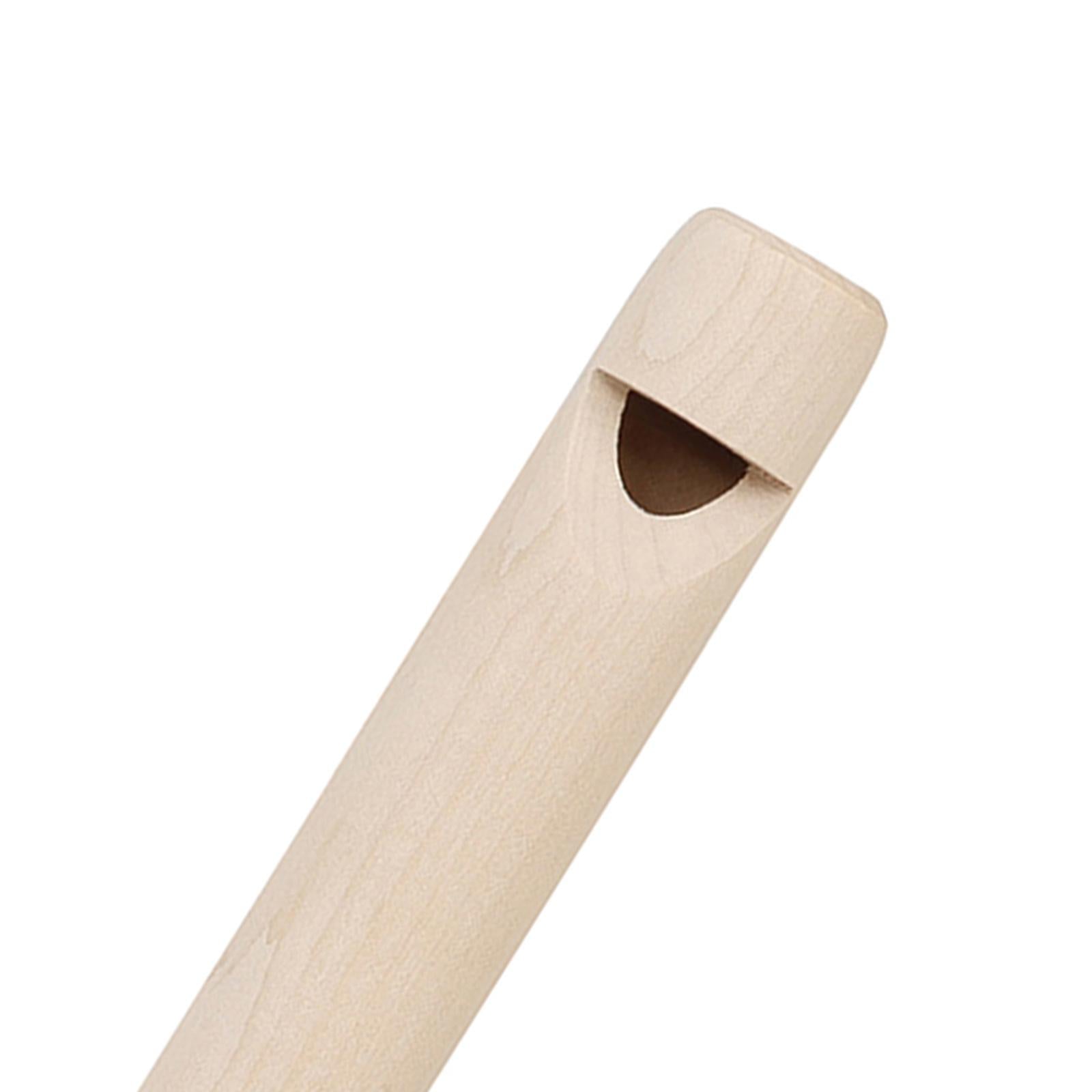 Wood Slide Whistle Toy Creativity Fun for Age 3 to 10 Kids blue handle