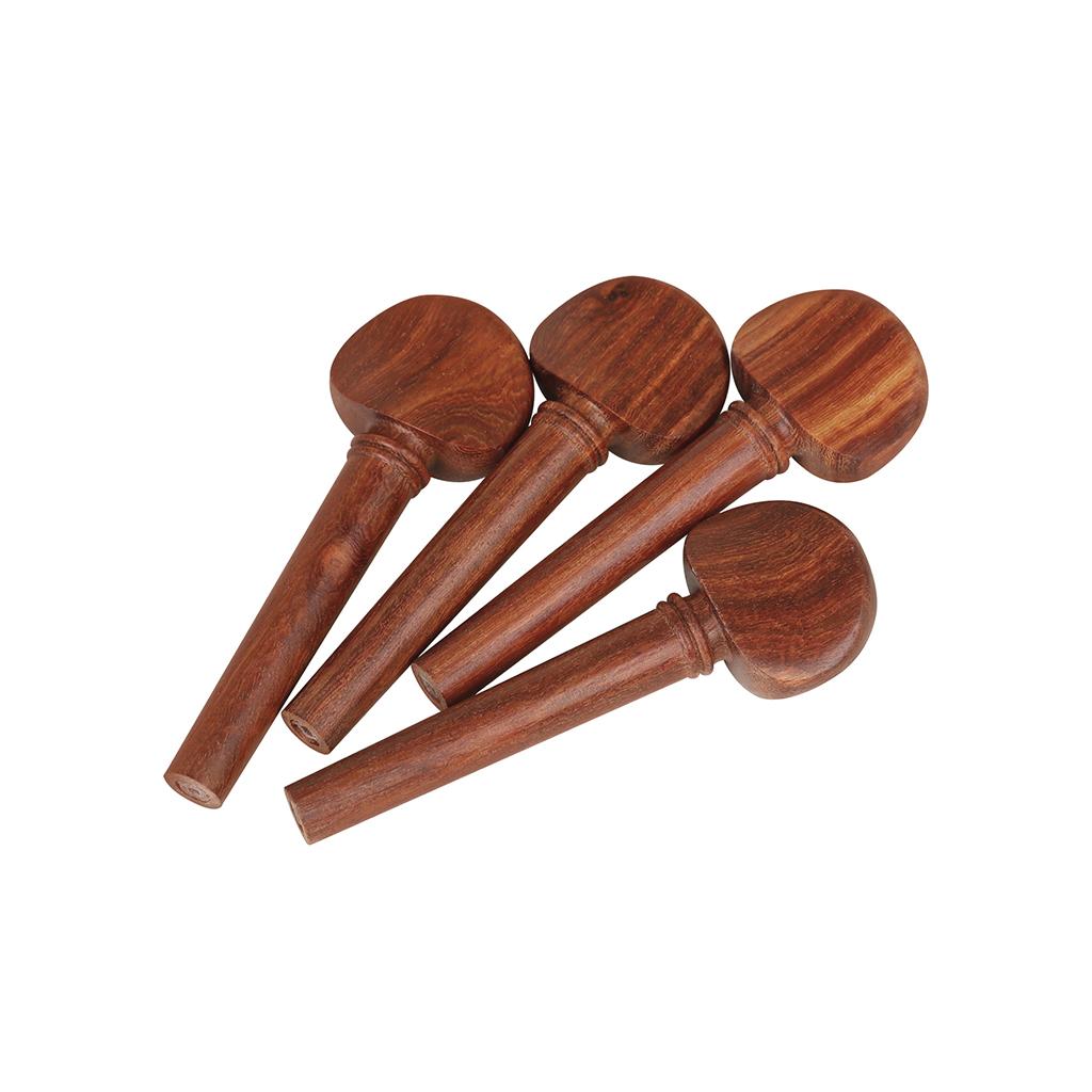 Wooden Violin Fiddle 4/4 Accessory Tailpiece+Chin Rest+ Endpin+4 Tuning Pegs