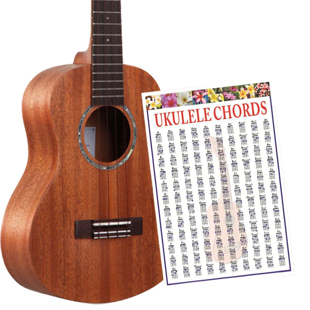 Chord & Scale Lesson Chart Guitar Chord Diagrams for Bass Guitar Accessories S