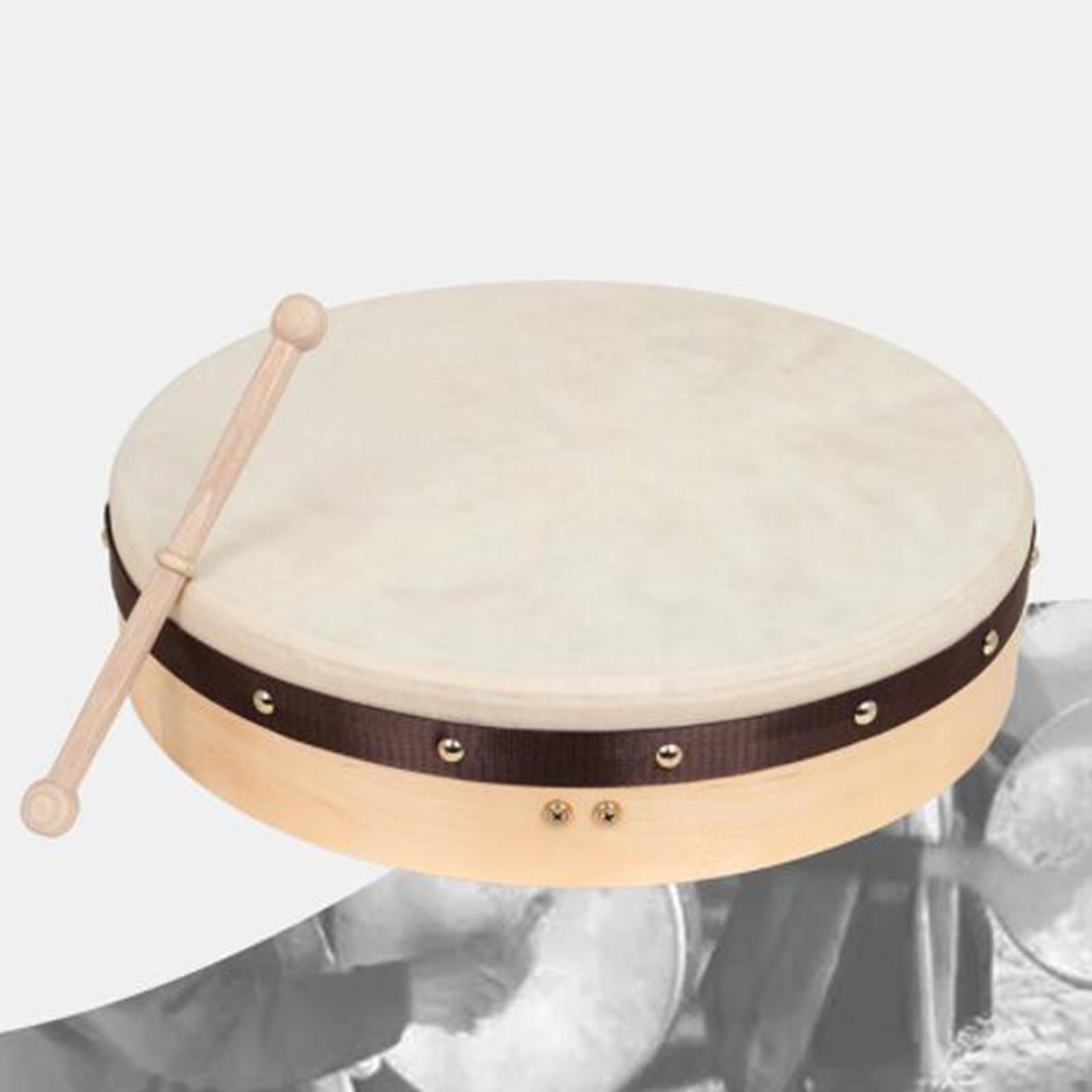 WOODEN TAMBOURINES AND HAND DRUMS PERCUSSION MUSICAL INSTRUMENTS 18in
