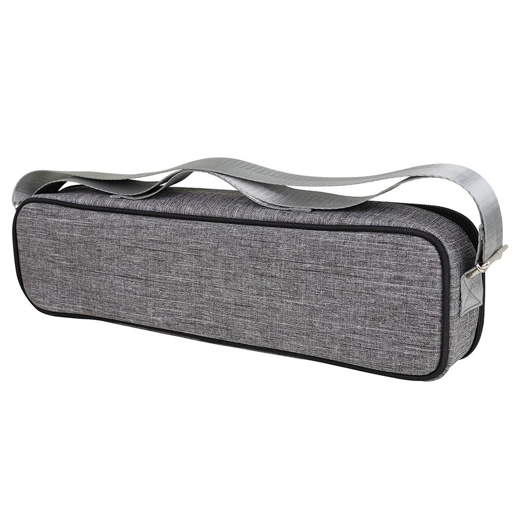 17 Hole Flute Case Protect Waterproof Soft Leather Premium for Concert Flute