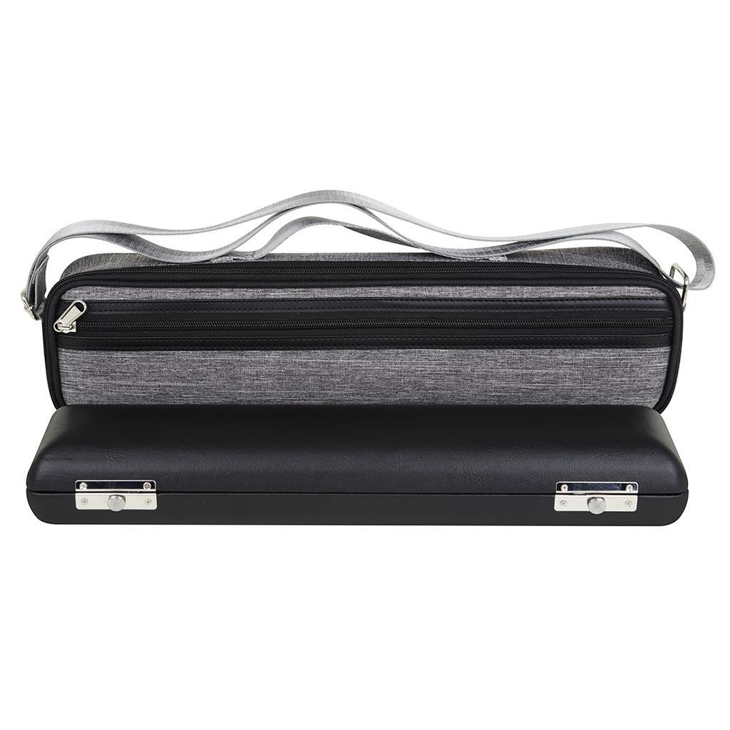 17 Hole Flute Case Protect Waterproof Soft Leather Premium for Concert Flute