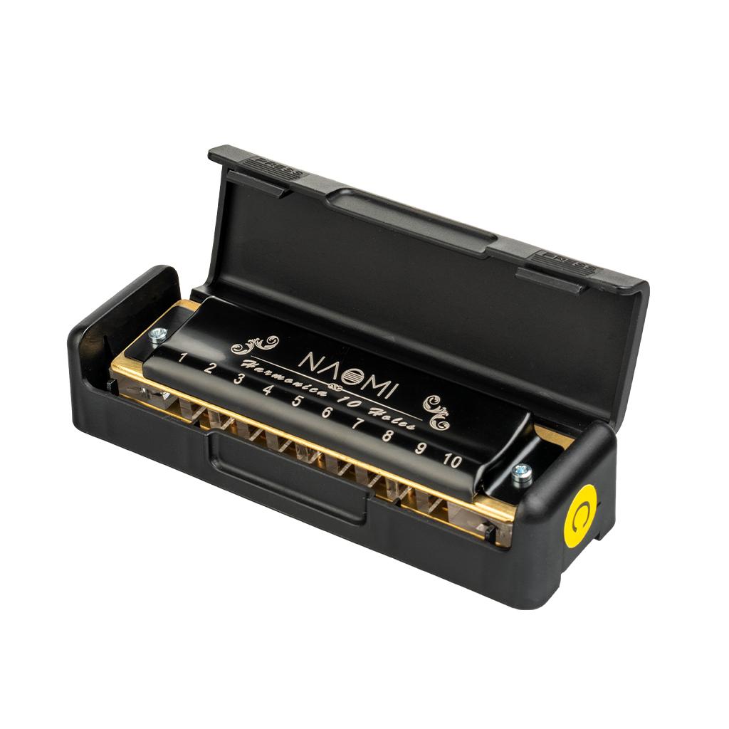 Portable Harmonica 10 Holes Mouth Organ for Kids Musicians Adults