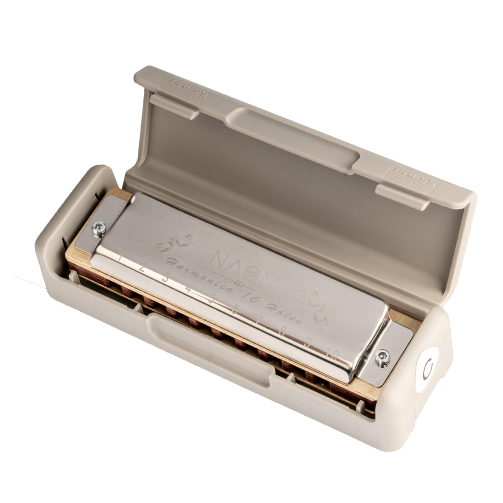 10 Holes Harmonica Mouth Organ for Musicians Professionals Holiday Gifts