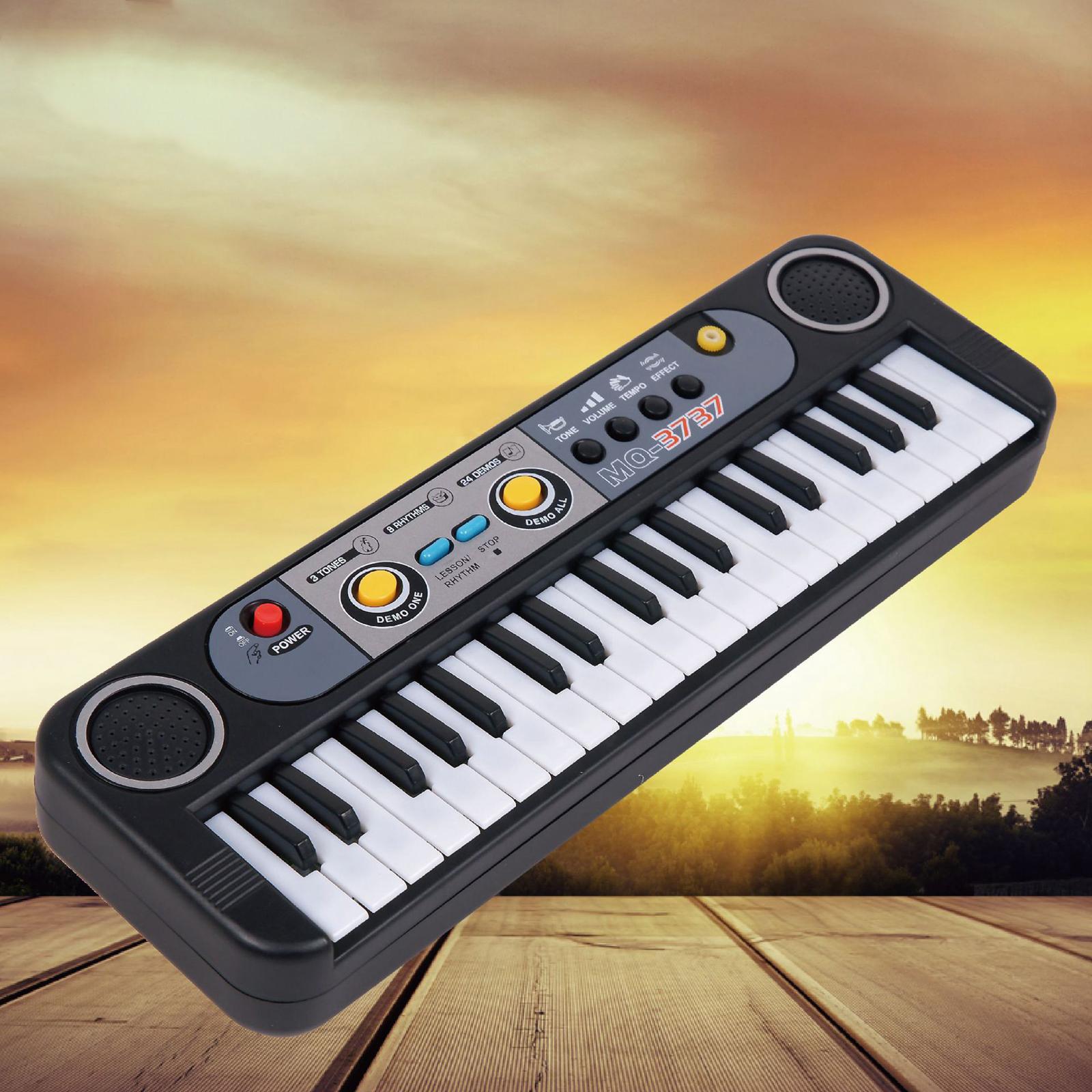 37 Key Music Electronic Keyboard Electric Digital Piano Organ w/ Mic 3737