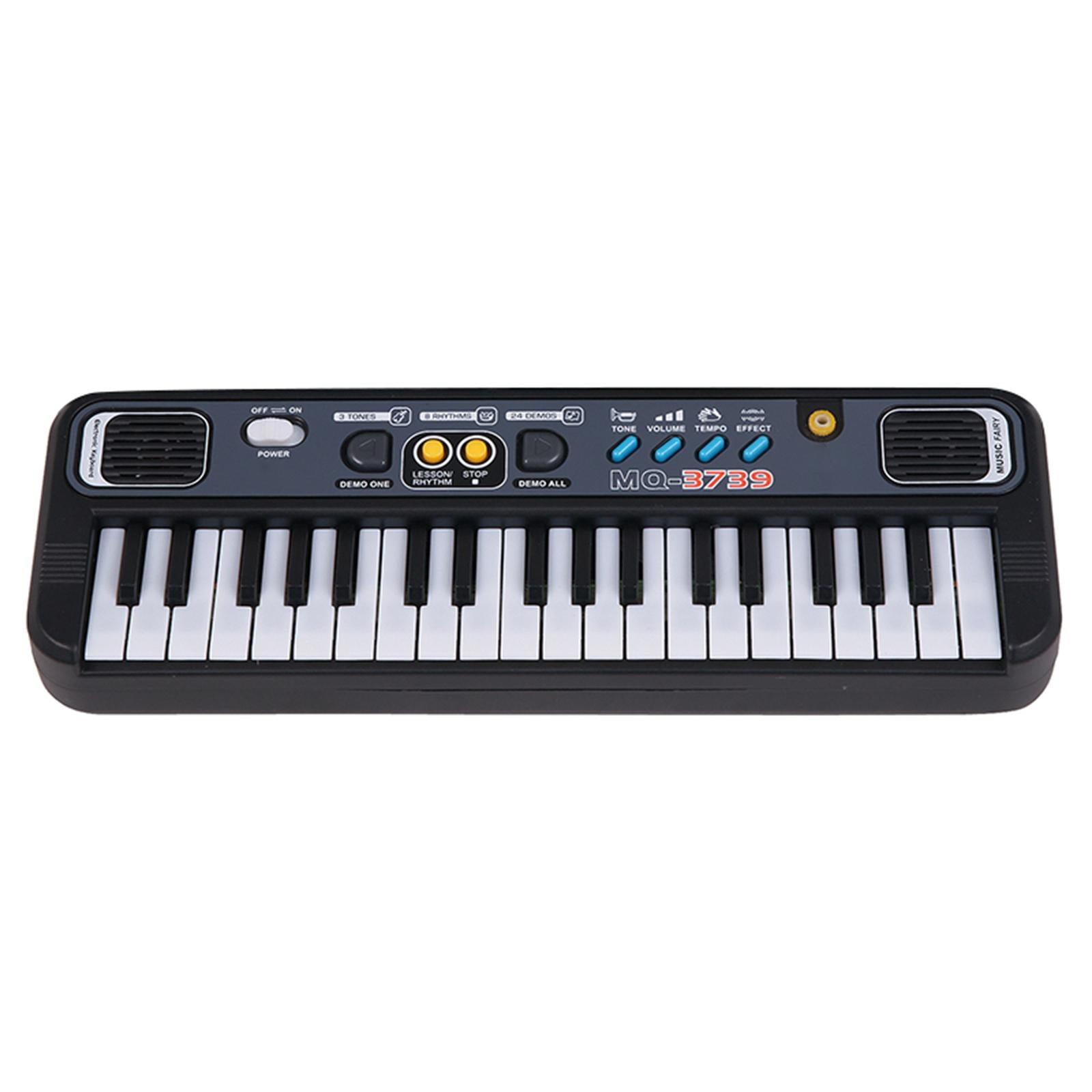 37 Key Music Electronic Keyboard Electric Digital Piano Organ w/ Mic 3739