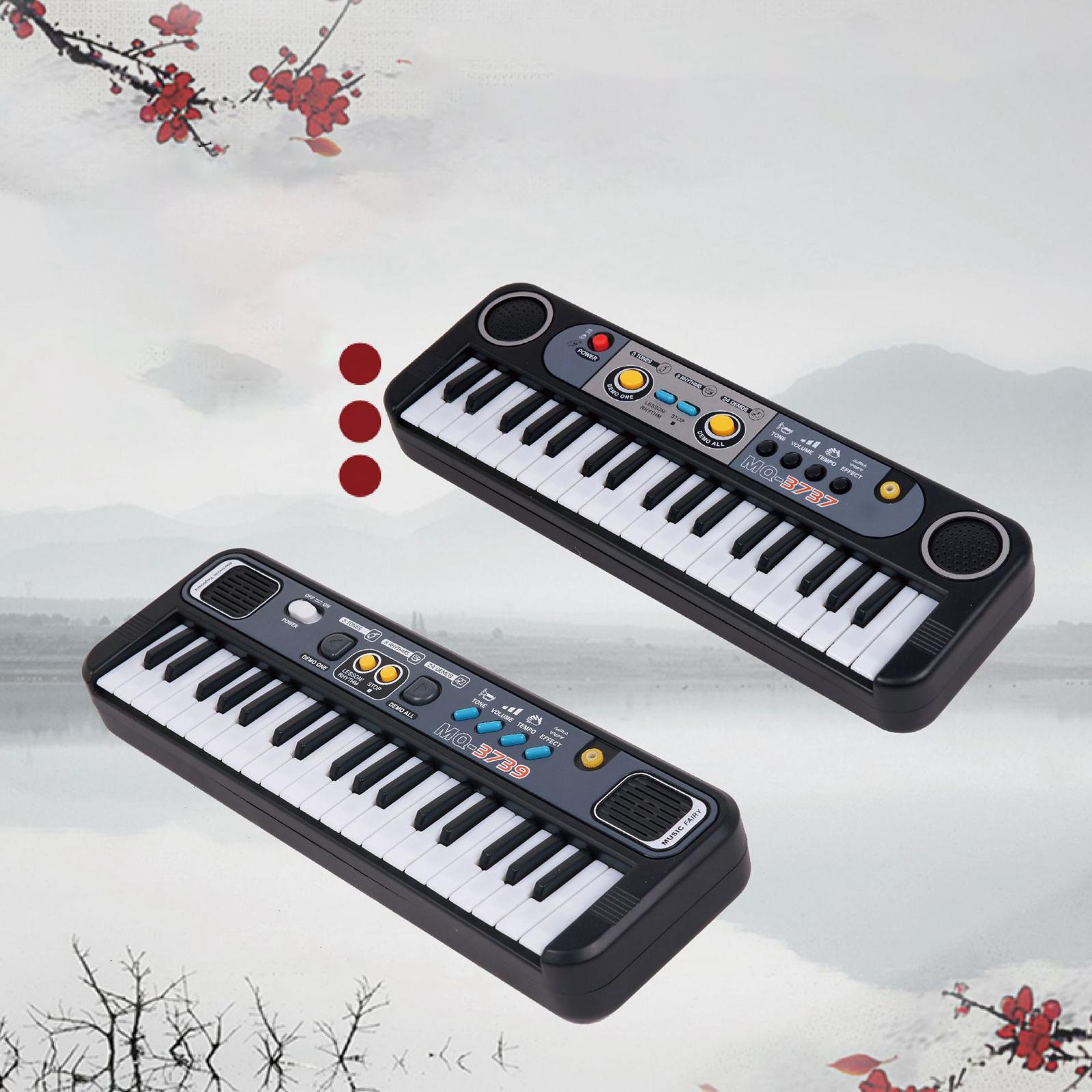 37 Key Music Electronic Keyboard Electric Digital Piano Organ w/ Mic 3739