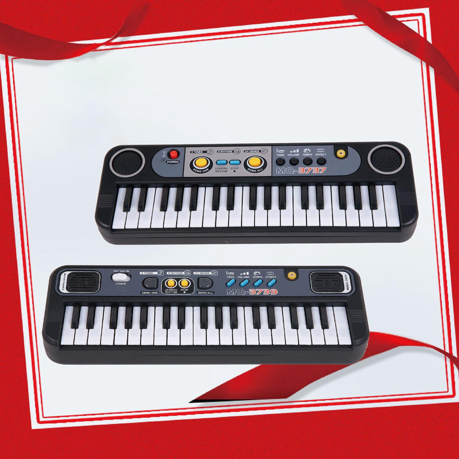 37 Key Music Electronic Keyboard Electric Digital Piano Organ w/ Mic 3739