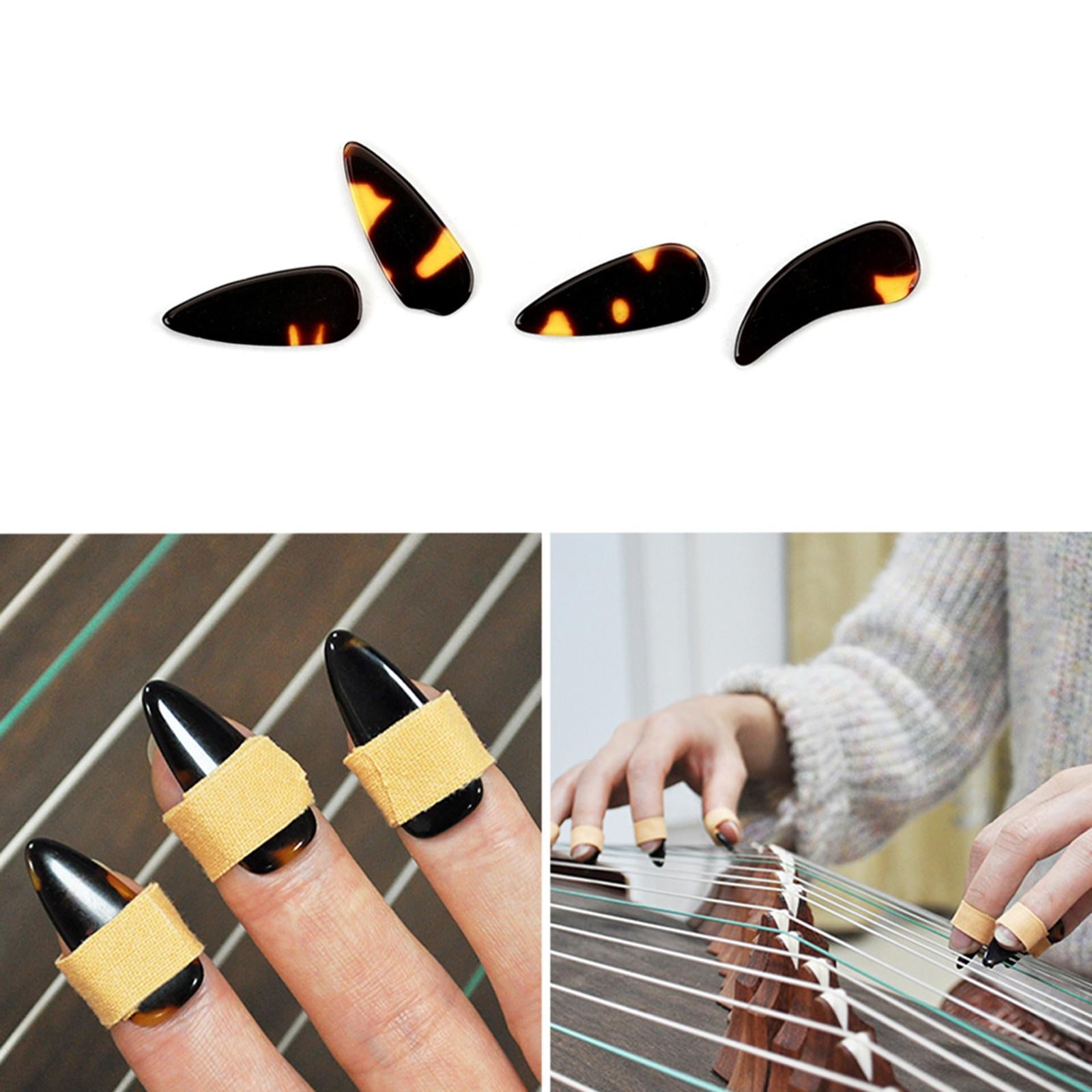 4x Chinese Guitar Pick Traditional Stringed for Musical Instrument Ukulele