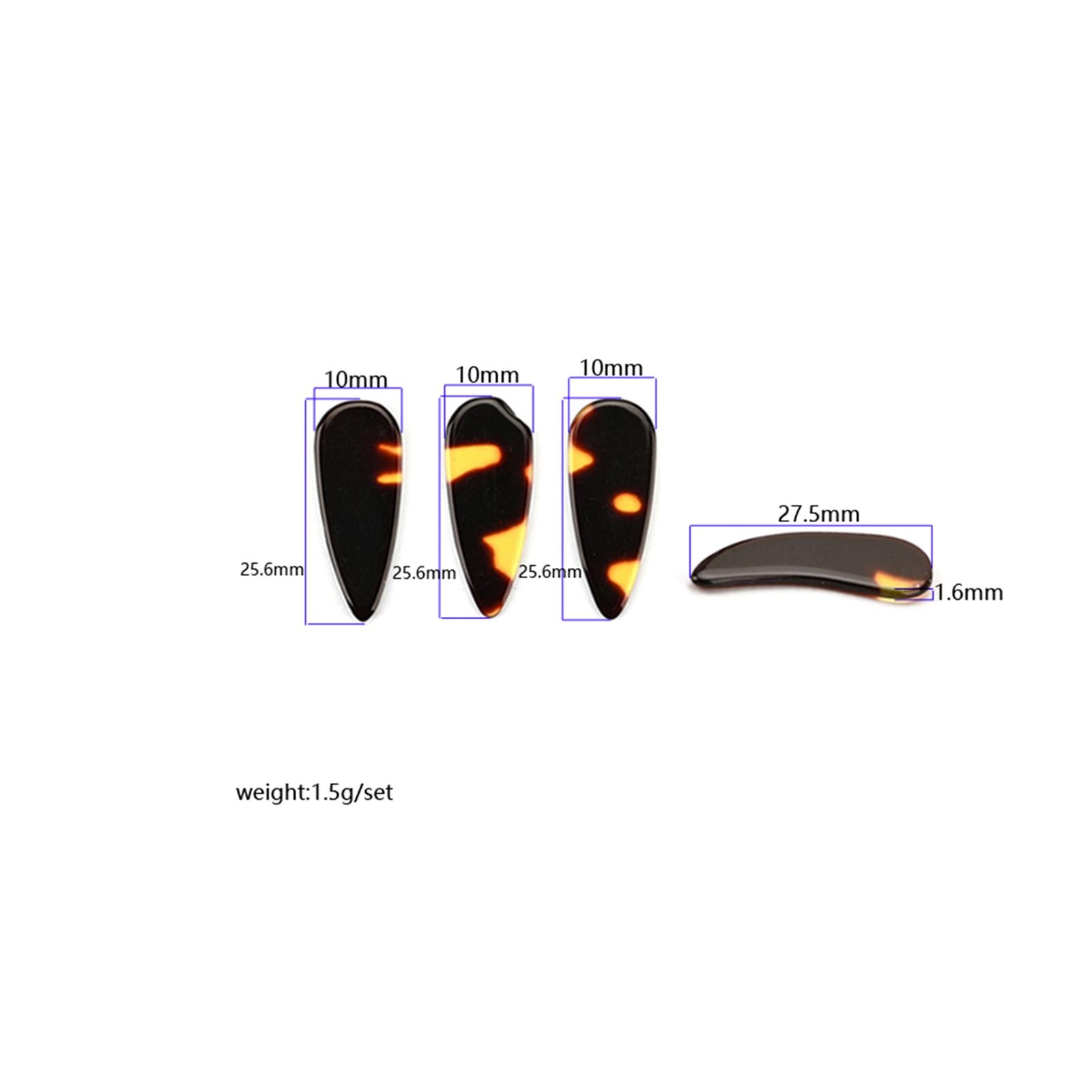 4x Chinese Guitar Pick Traditional Stringed for Musical Instrument Ukulele