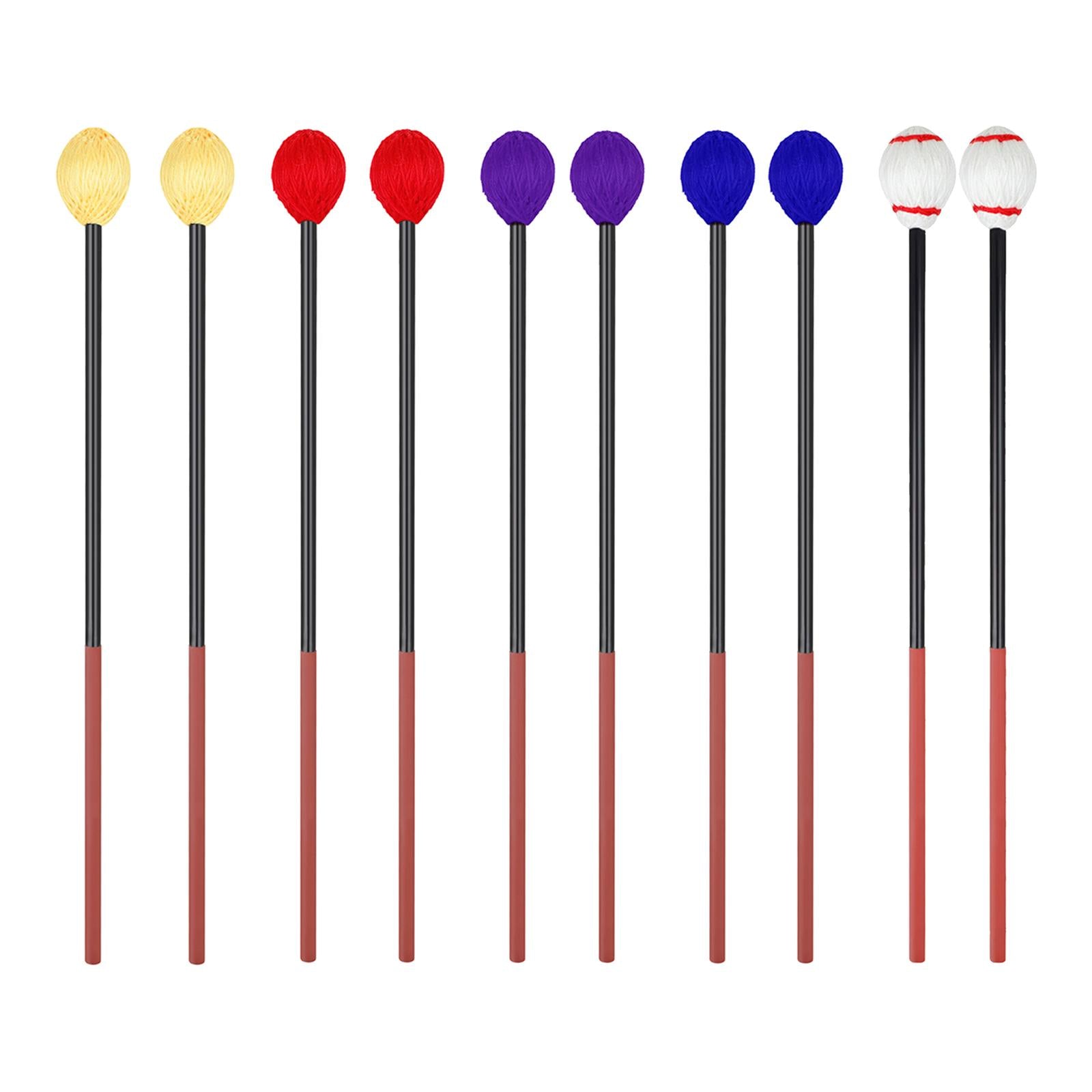 Marimba Mallets Mallet Sticks for Instrument Accessories Wood Block Chime Yellow