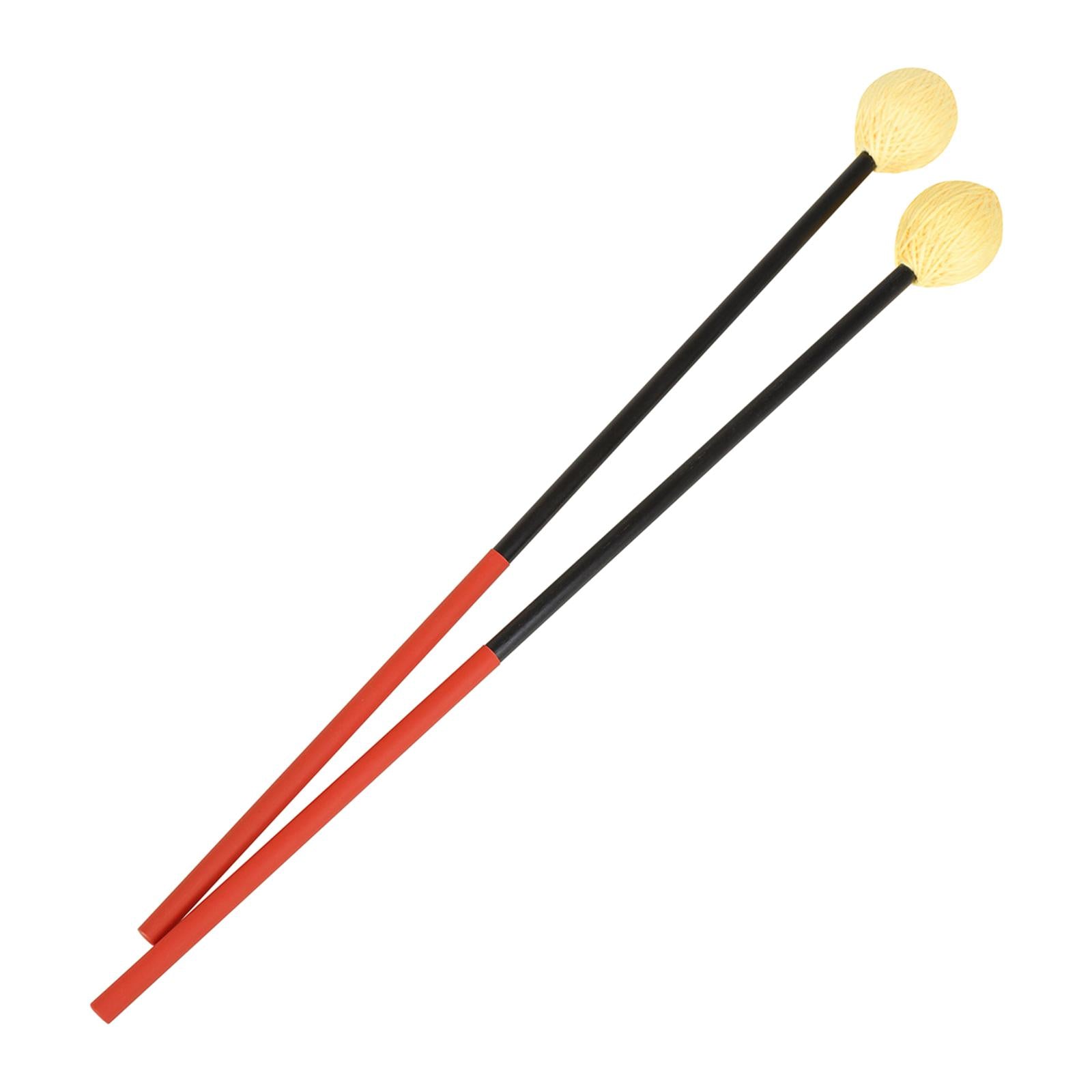 Marimba Mallets Mallet Sticks for Instrument Accessories Wood Block Chime Yellow