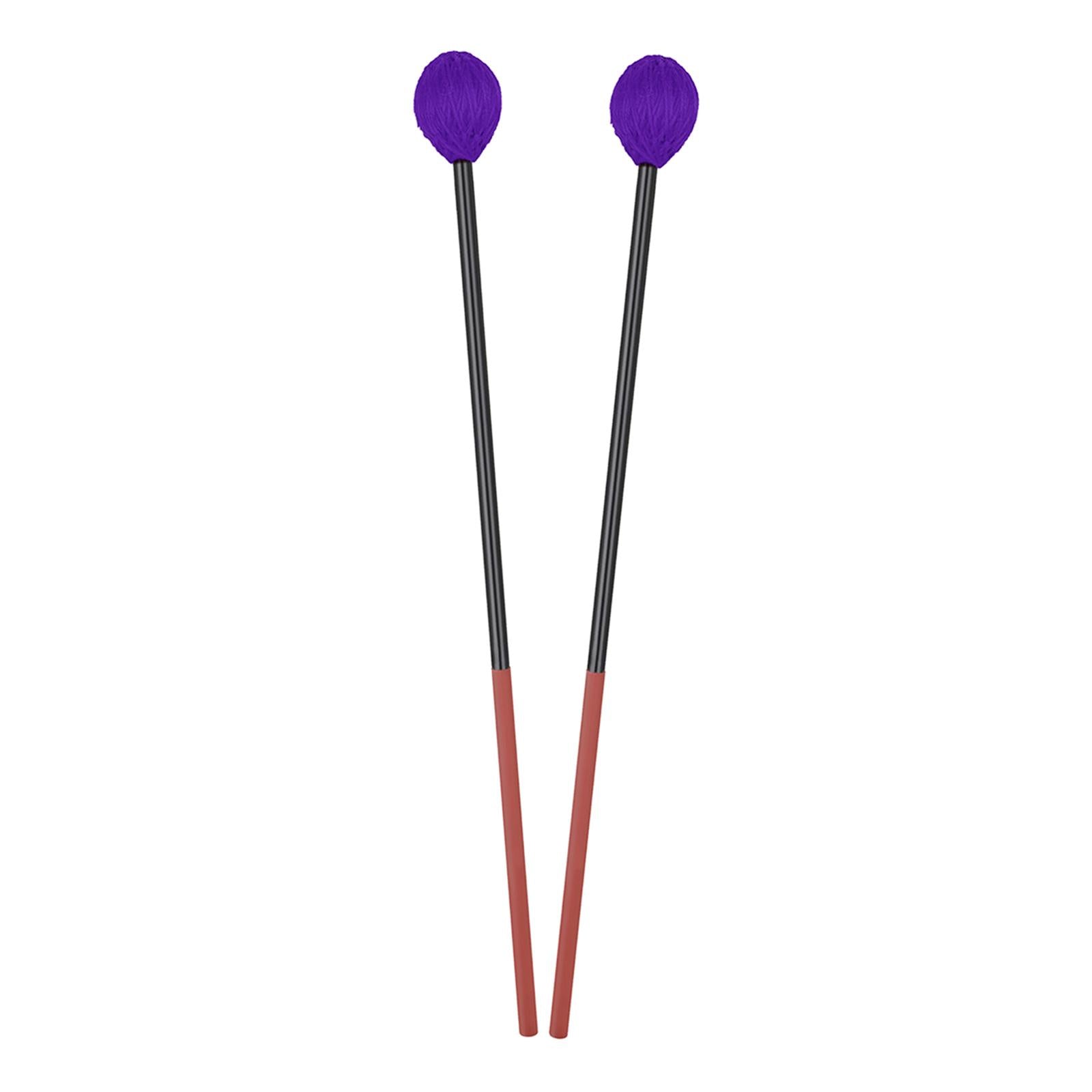 Marimba Mallets Mallet Sticks for Instrument Accessories Wood Block Chime Purple