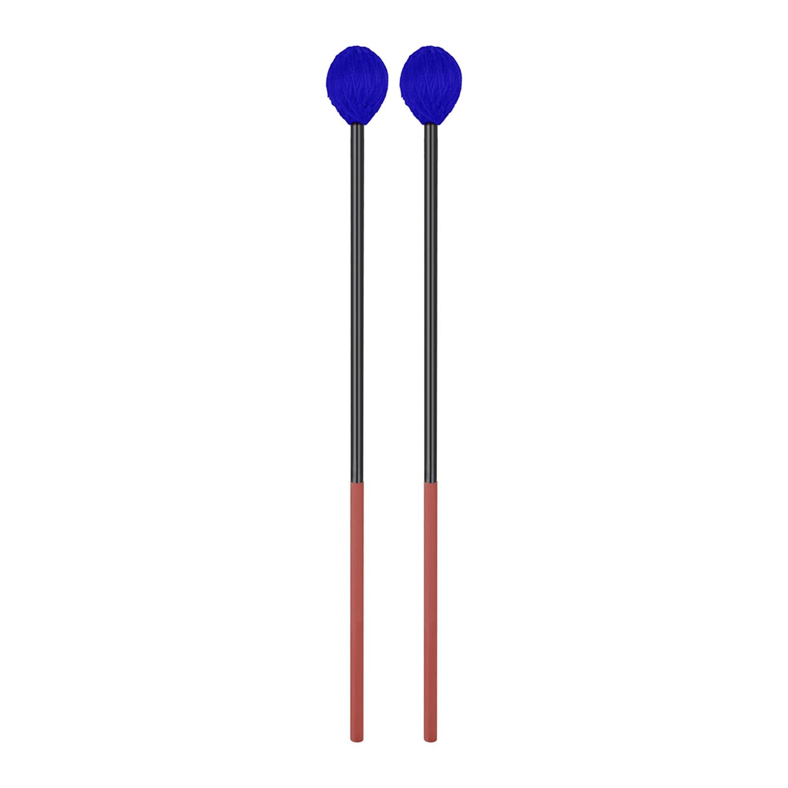Marimba Mallets Mallet Sticks for Instrument Accessories Wood Block Chime Blue