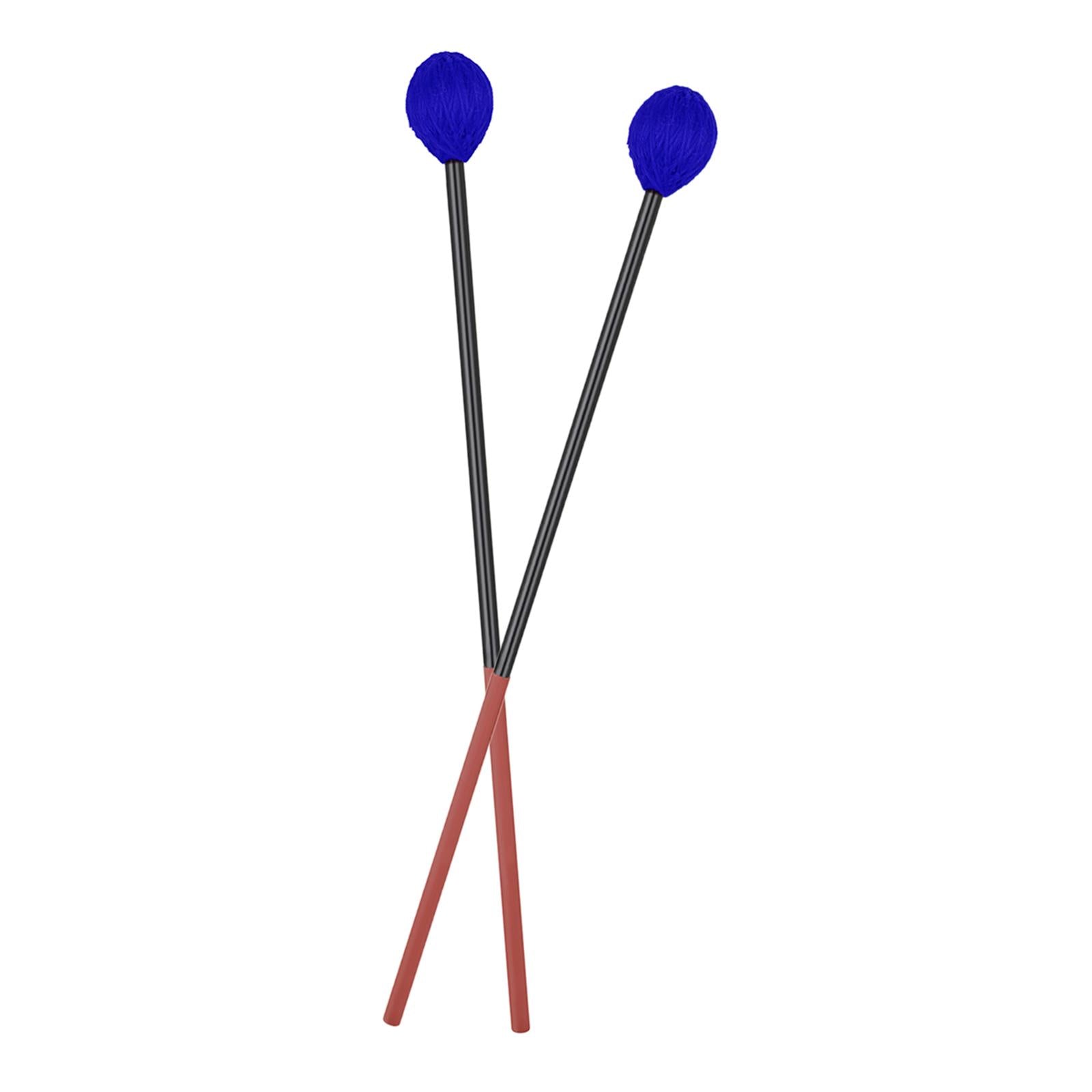 Marimba Mallets Mallet Sticks for Instrument Accessories Wood Block Chime Blue