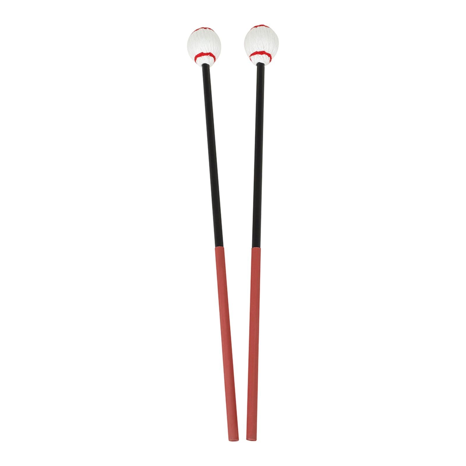Marimba Mallets Mallet Sticks for Instrument Accessories Wood Block Chime White