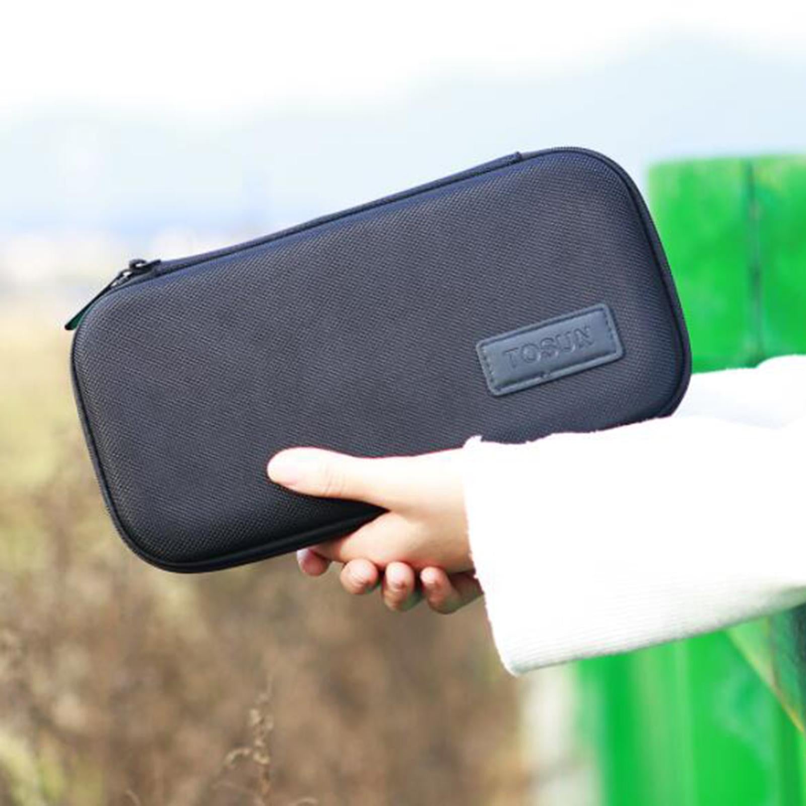 Lightweight Saxphone Mouthpiece Case with Removable Wrist Strap 6 Slots