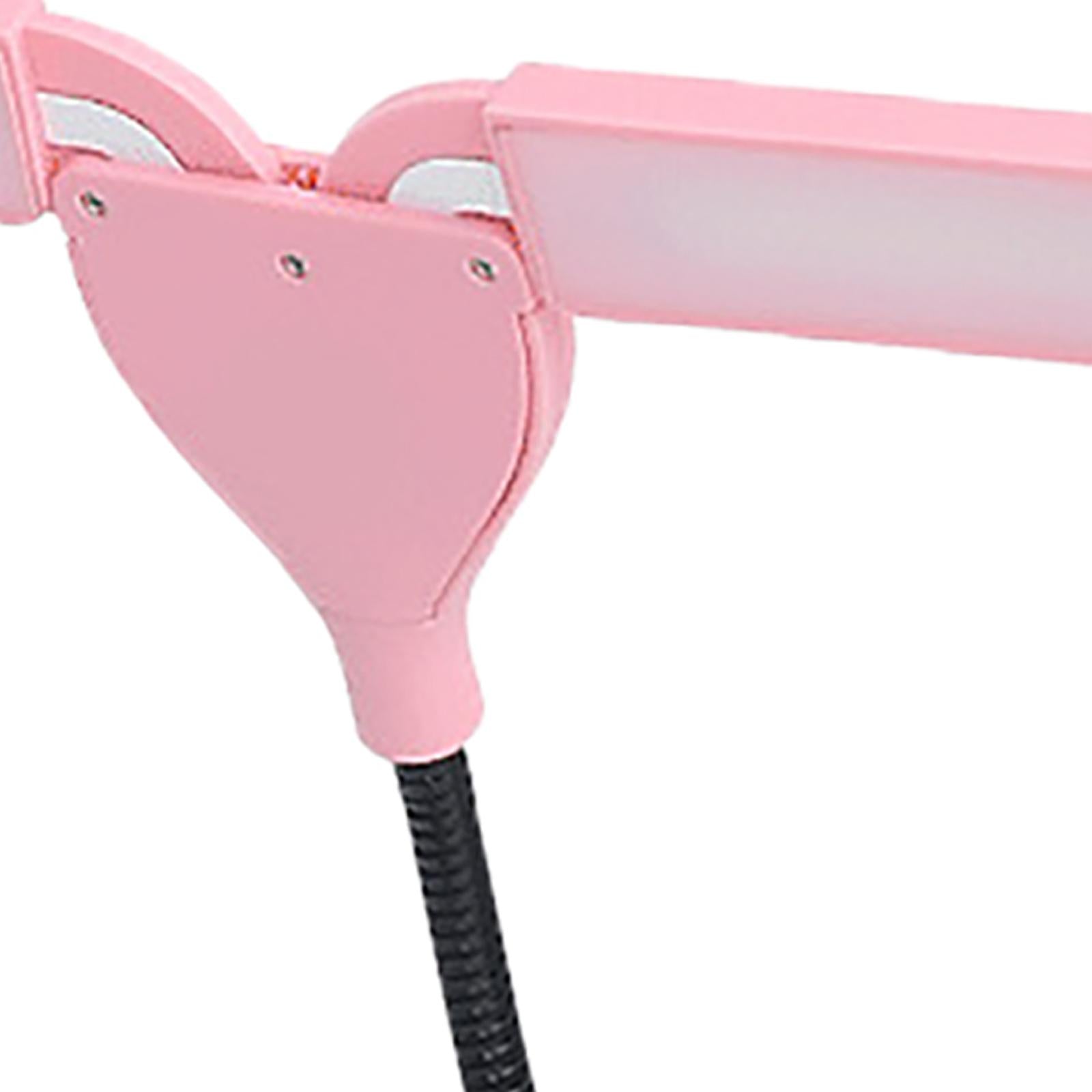 Music Stand Light Gooseneck Lamp for Piano Headboard Table Battery Pink