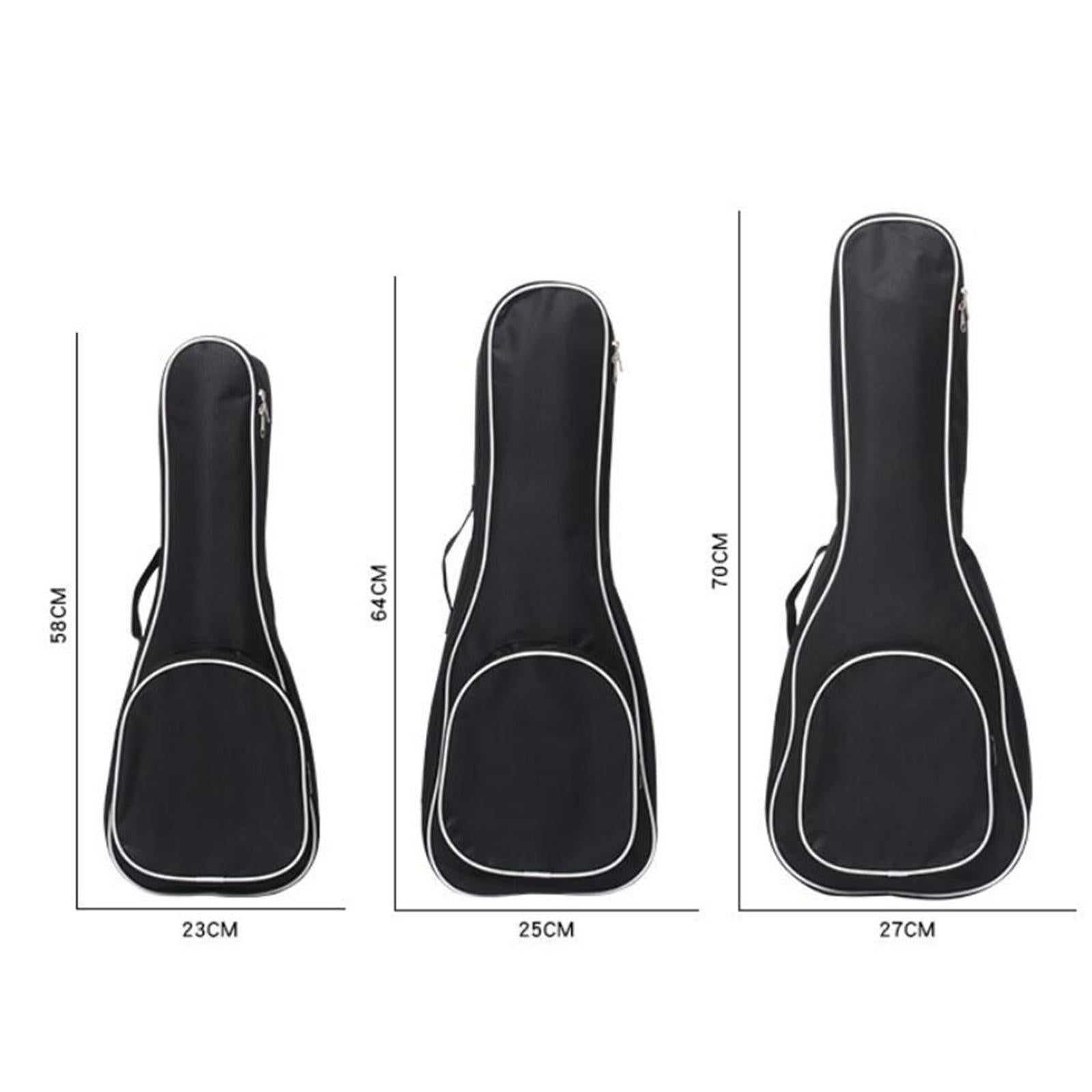 Ukulele Bag Dustproof Waterproof Zipper Musical Instrument Accessories 25x64cm