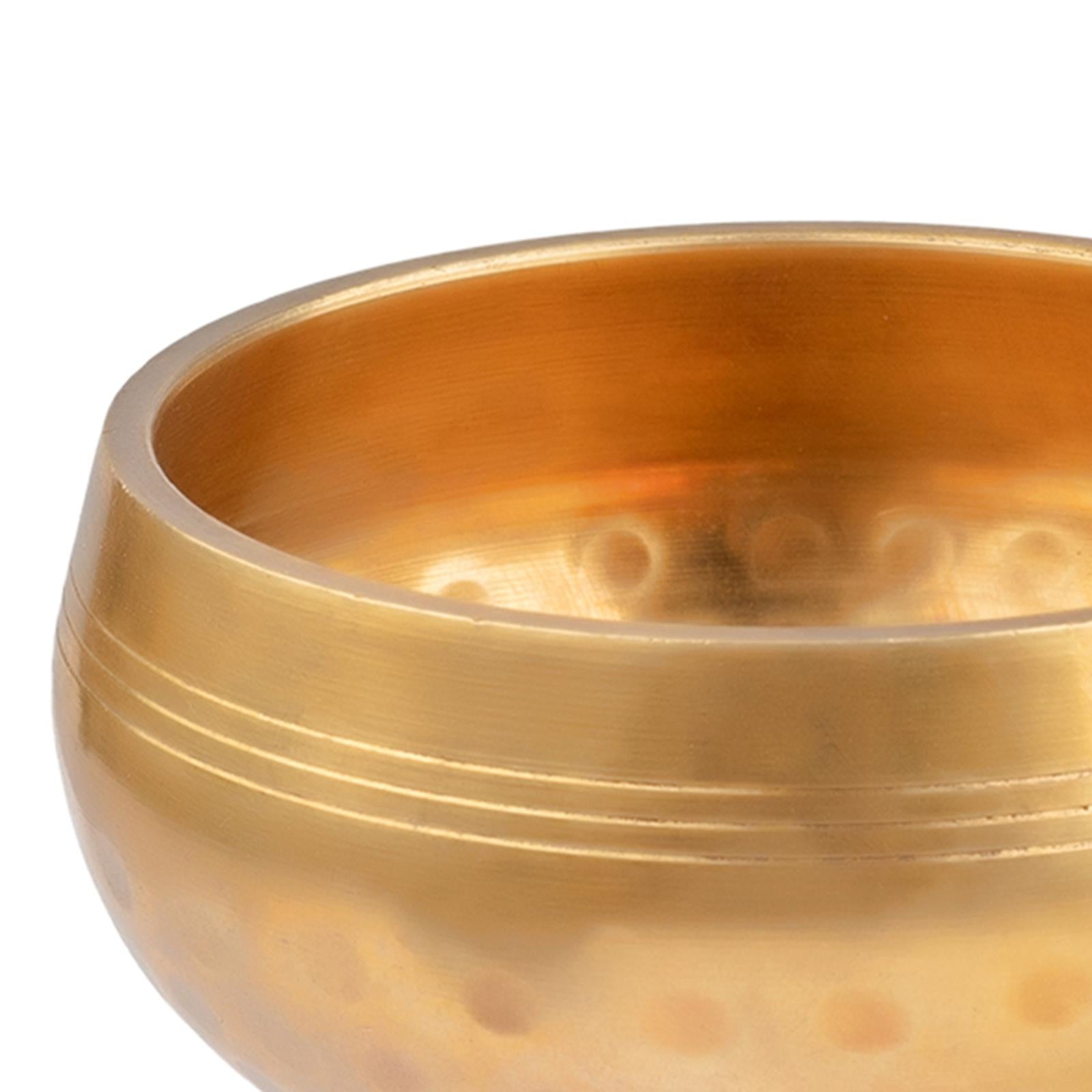 Tibetan Singing Bowl Set Buddhism with Wooden Striker for Yoga Unique Gifts