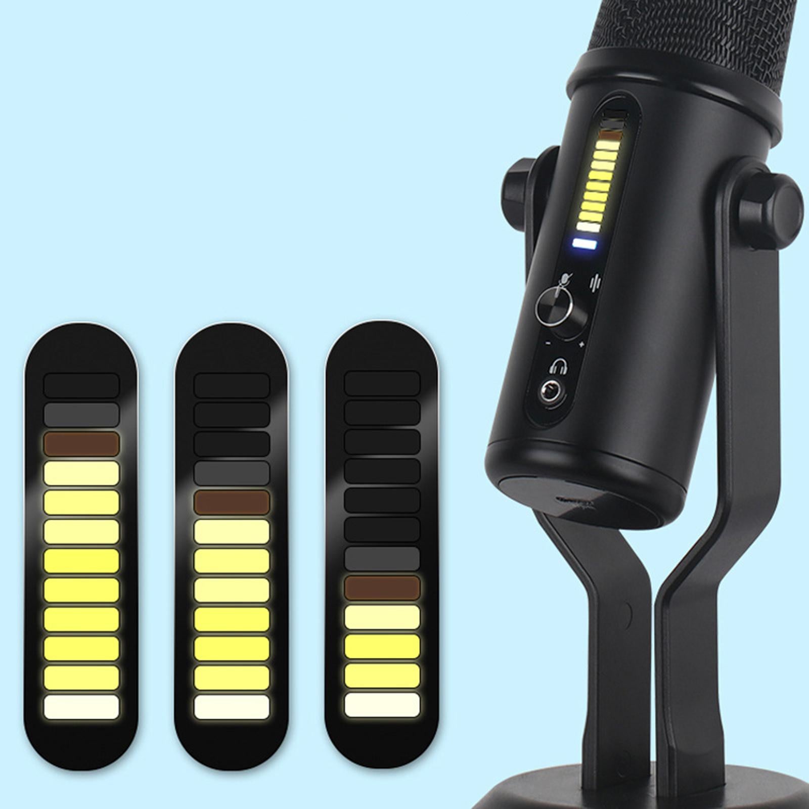 Wireless USB Microphone High Performance for Podcasting Streaming Black