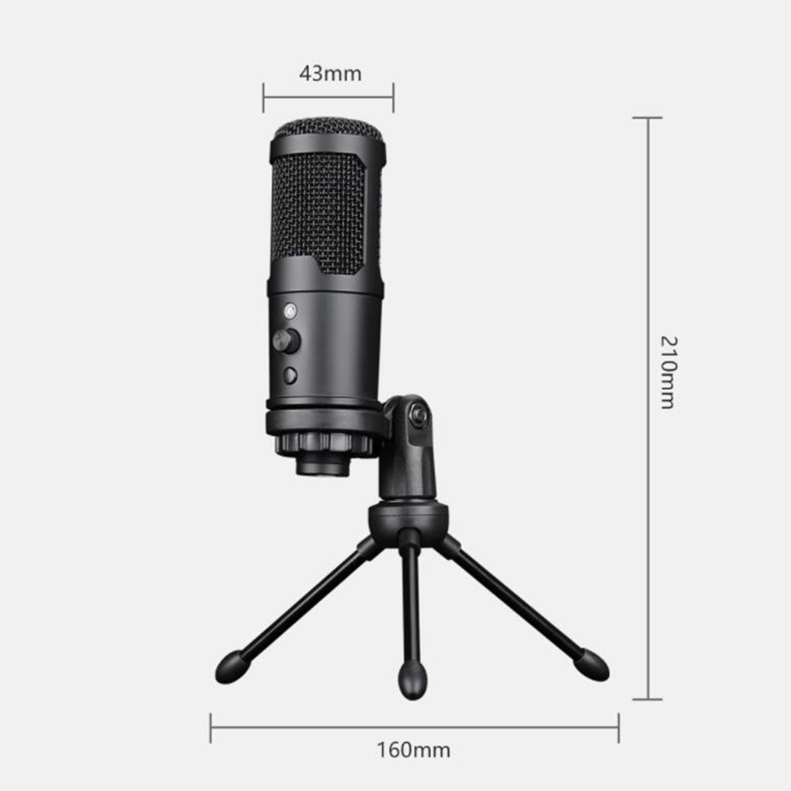 Professional USB Microphone Studio Mic for Podcasting Streaming Computer PC